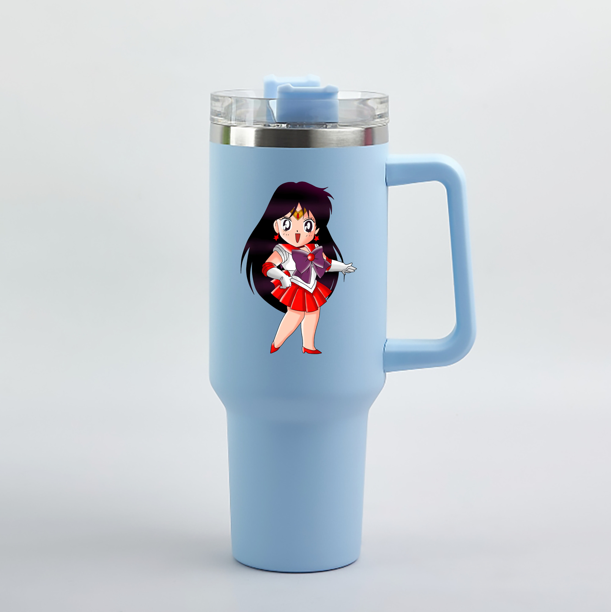 （画像用） 美少女戦士セーラームーン 火野レイ ひの レイ Sailor Moon Hino Rei （セーラーマーズ,Sailor Mars） 1200mL車用タンブラー（カラープリント）