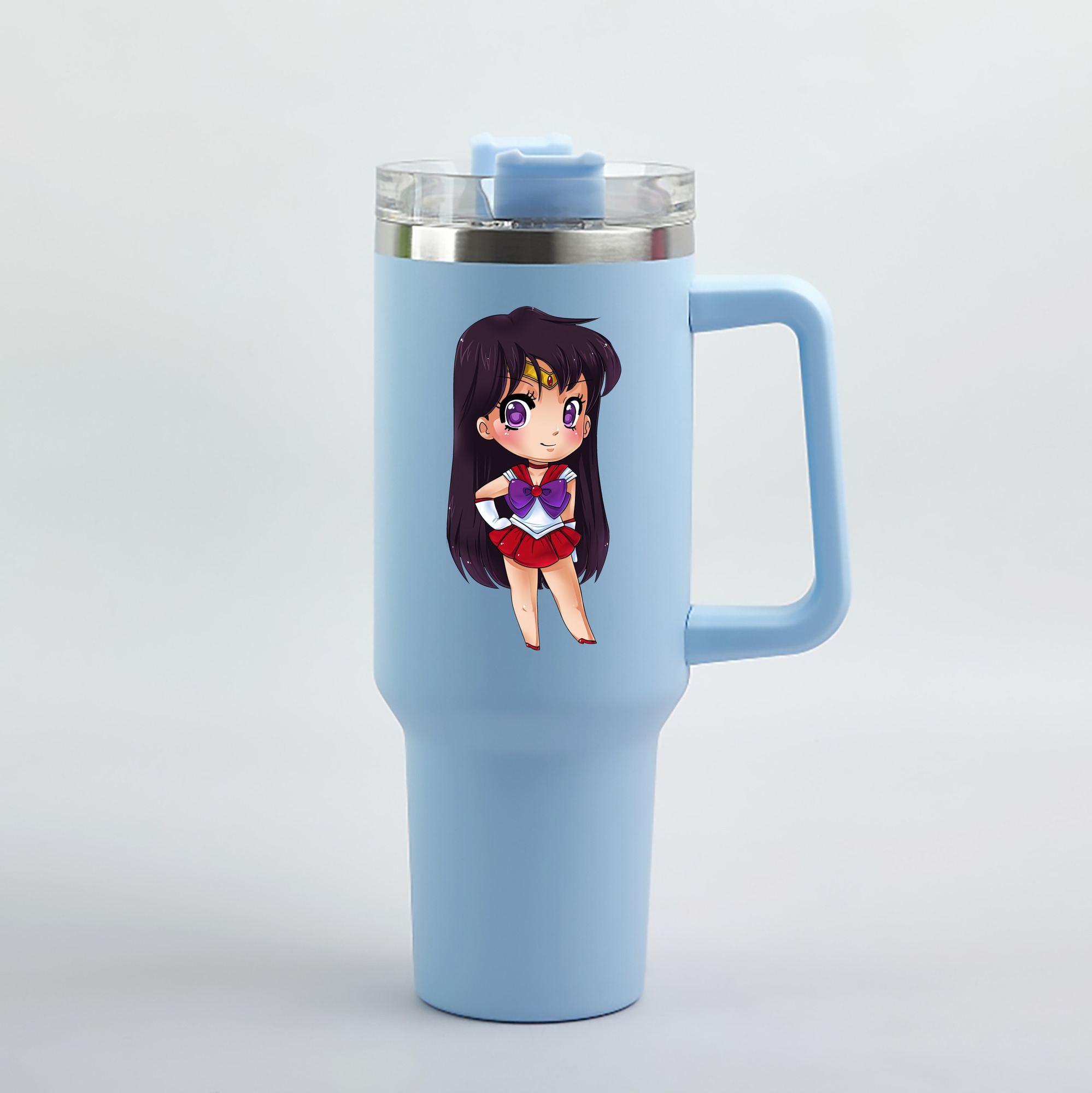 （画像用） 美少女戦士セーラームーン 火野レイ ひの レイ Sailor Moon Hino Rei （セーラーマーズ,Sailor Mars） 1200mL車用タンブラー（カラープリント）