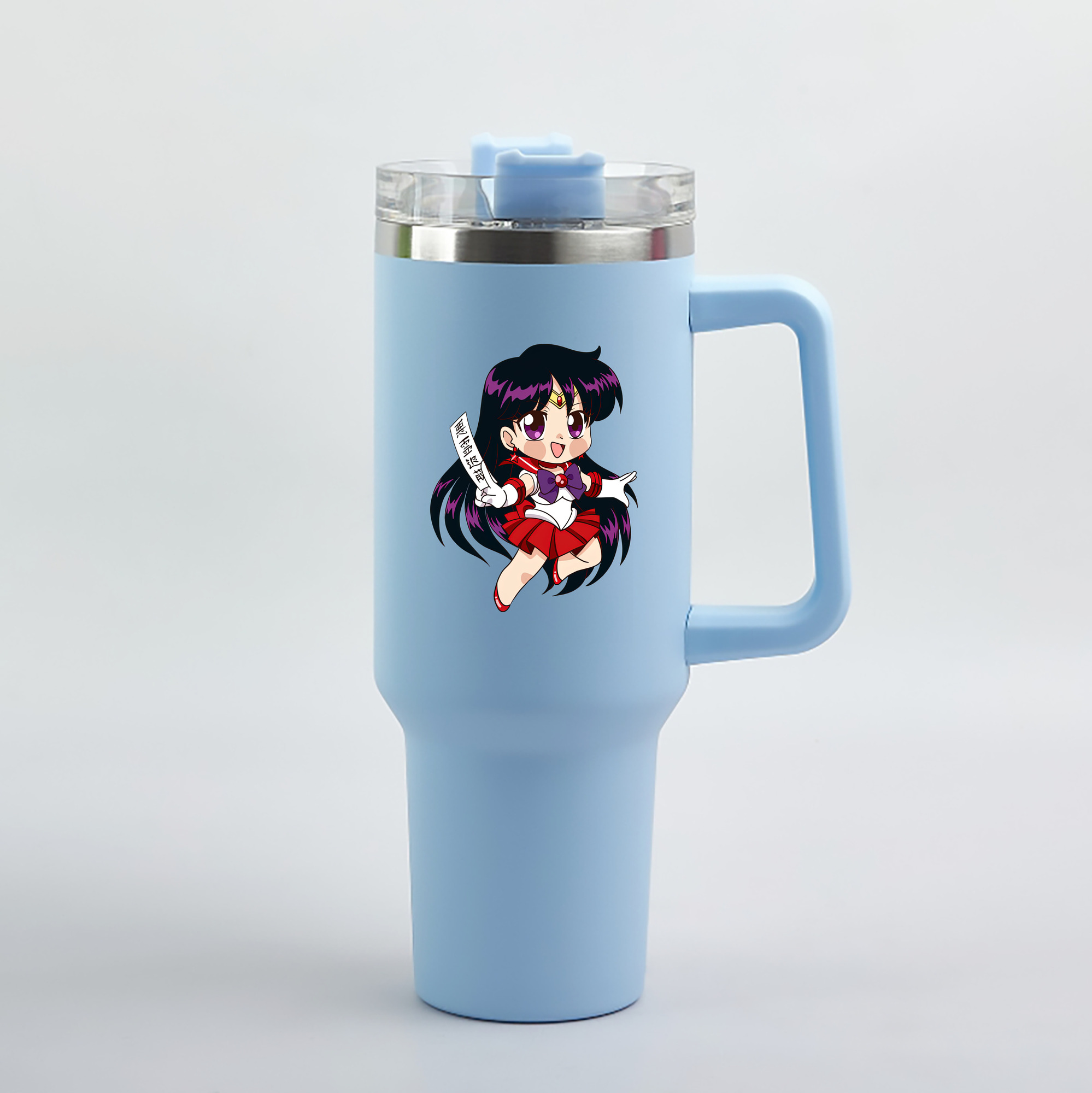 （画像用） 美少女戦士セーラームーン 火野レイ ひの レイ Sailor Moon Hino Rei （セーラーマーズ,Sailor Mars） 1200mL車用タンブラー（カラープリント）