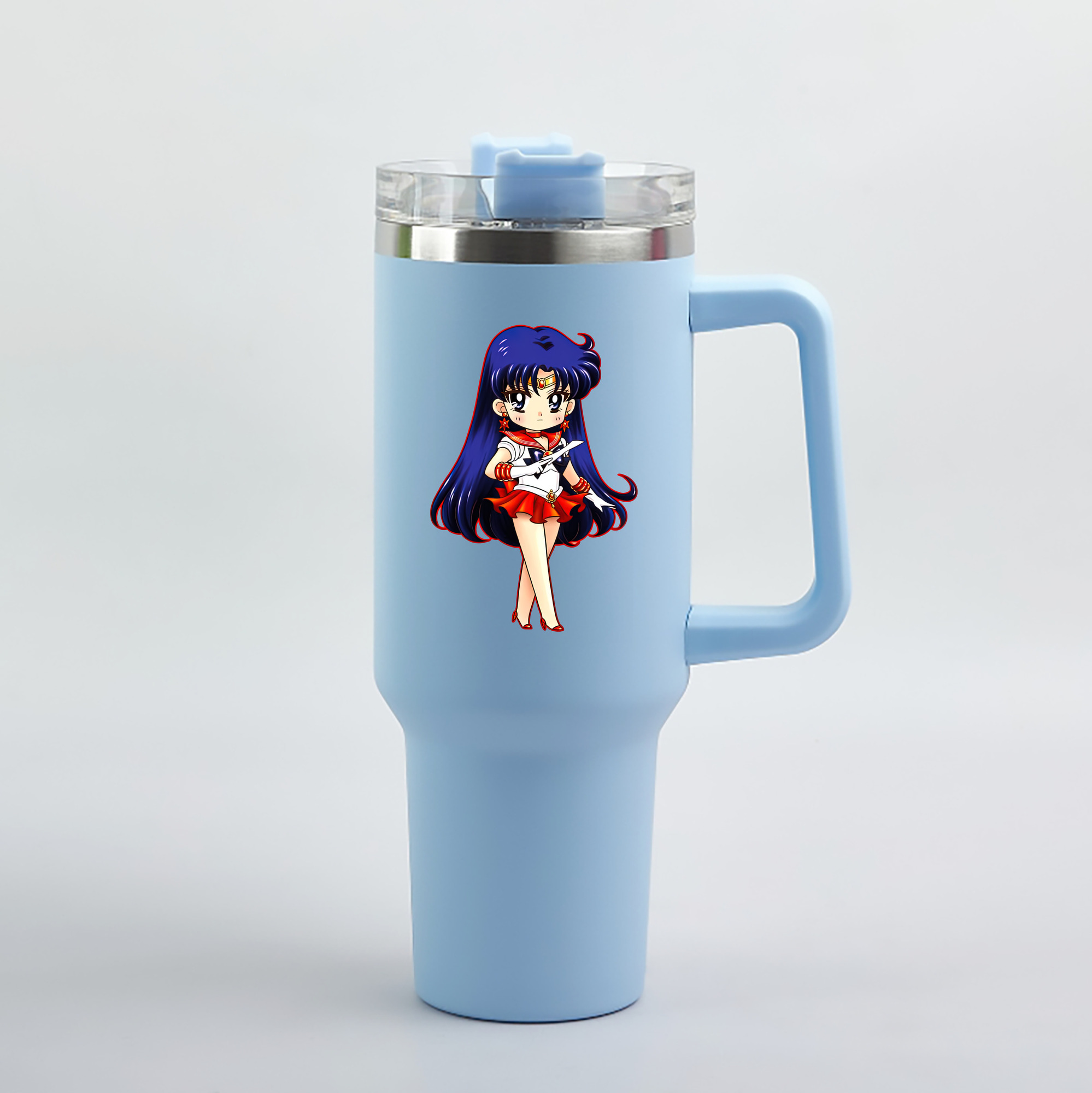（画像用） 美少女戦士セーラームーン 火野レイ ひの レイ Sailor Moon Hino Rei （セーラーマーズ,Sailor Mars） 1200mL車用タンブラー（カラープリント）