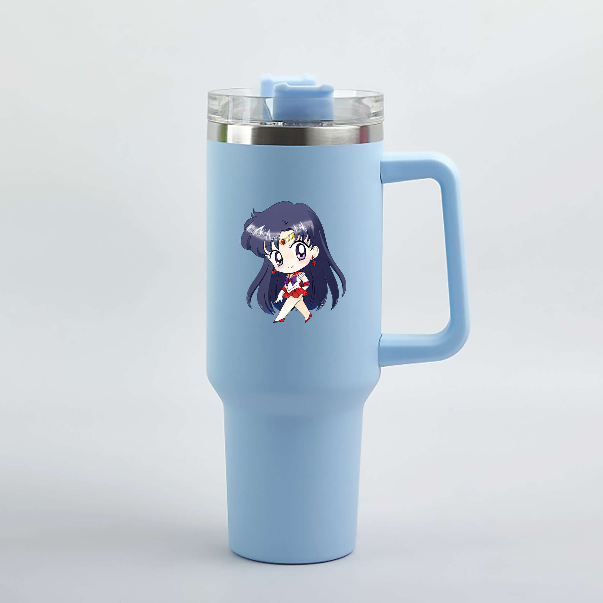 （画像用） 美少女戦士セーラームーン 火野レイ ひの レイ Sailor Moon Hino Rei （セーラーマーズ,Sailor Mars） 1200mL車用タンブラー（カラープリント）