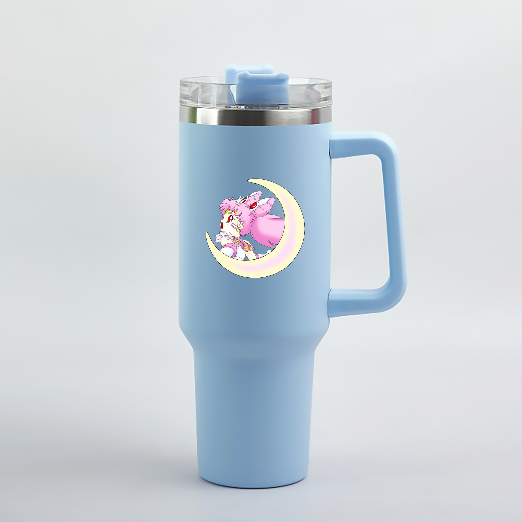 （画像用） 美少女戦士セーラームーン ちびうさ Sailor Moon Chibiusa Tsukino Usagi Small Lady Serenity 1200mL車用タンブラー（カラープリント）