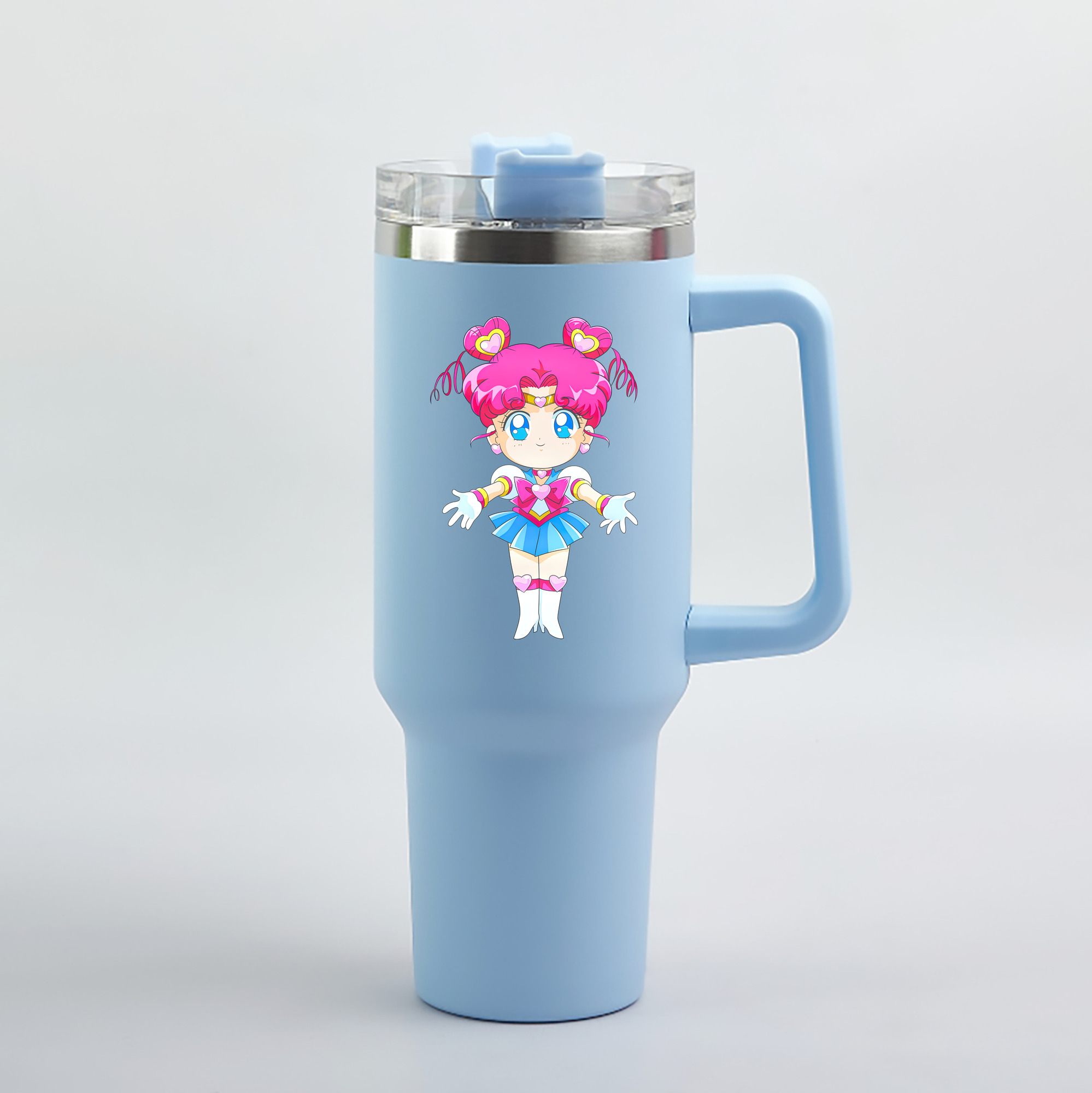（画像用） 美少女戦士セーラームーン ちびうさ Sailor Moon Chibiusa Tsukino Usagi Small Lady Serenity 1200mL車用タンブラー（カラープリント）