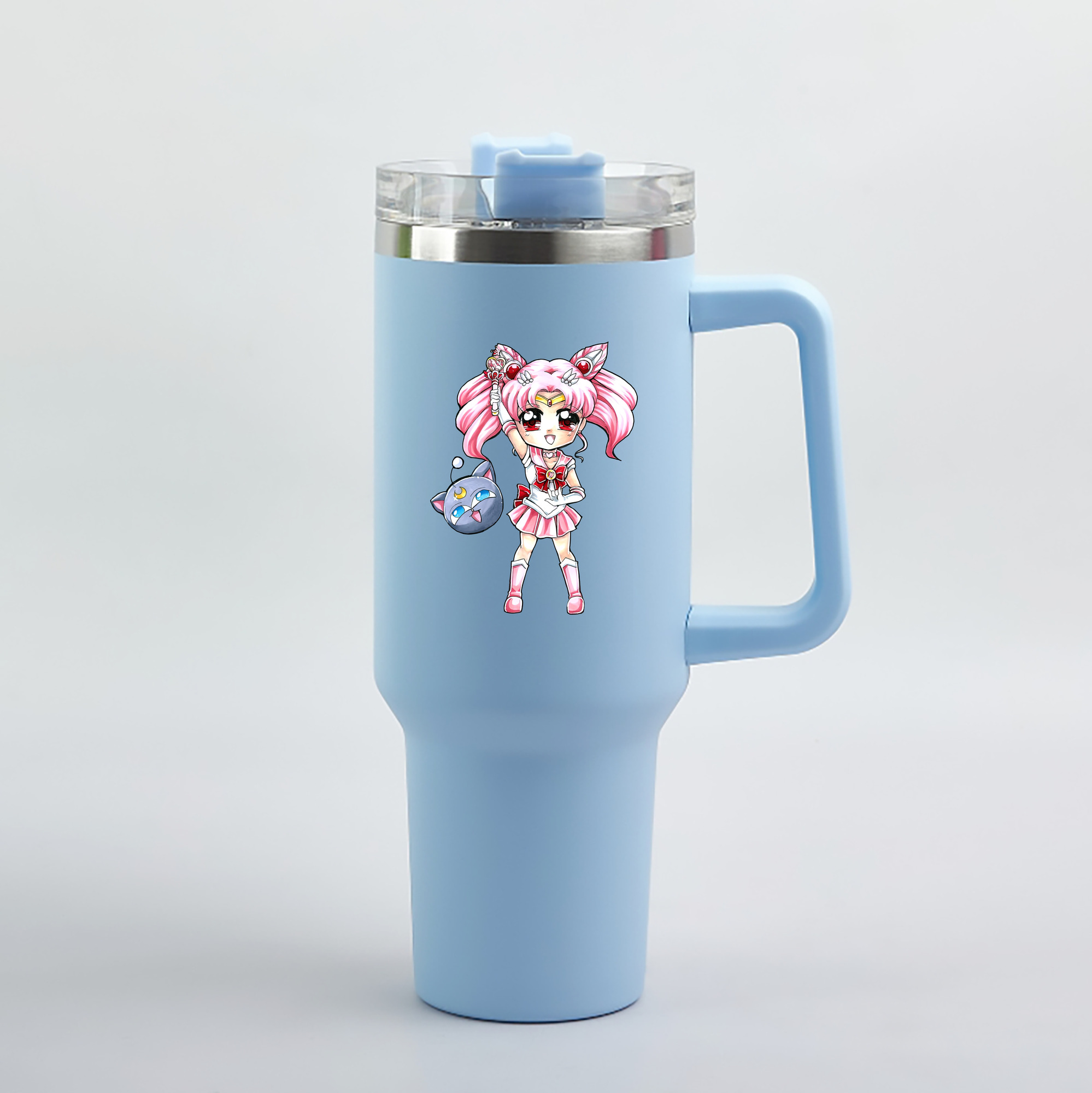 （画像用） 美少女戦士セーラームーン ちびうさ Sailor Moon Chibiusa Tsukino Usagi Small Lady Serenity 1200mL車用タンブラー（カラープリント）
