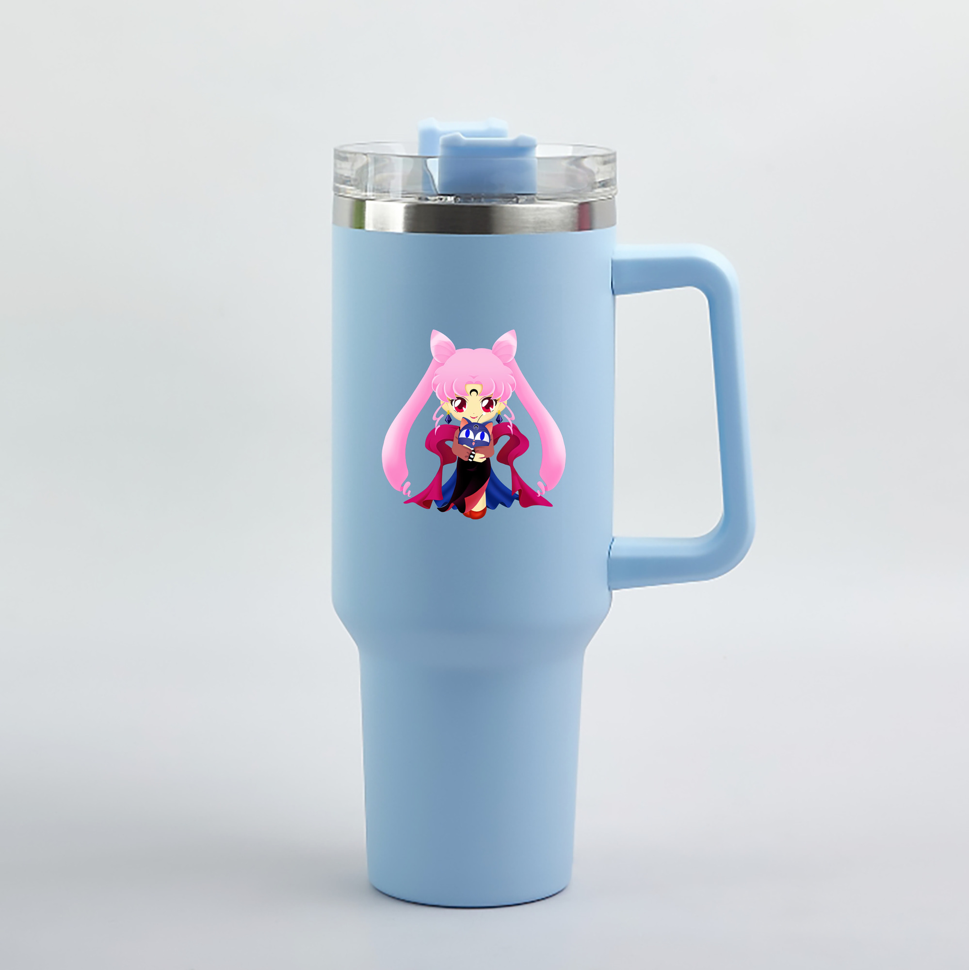 （画像用） 美少女戦士セーラームーン ちびうさ Sailor Moon Chibiusa Tsukino Usagi Small Lady Serenity 1200mL車用タンブラー（カラープリント）