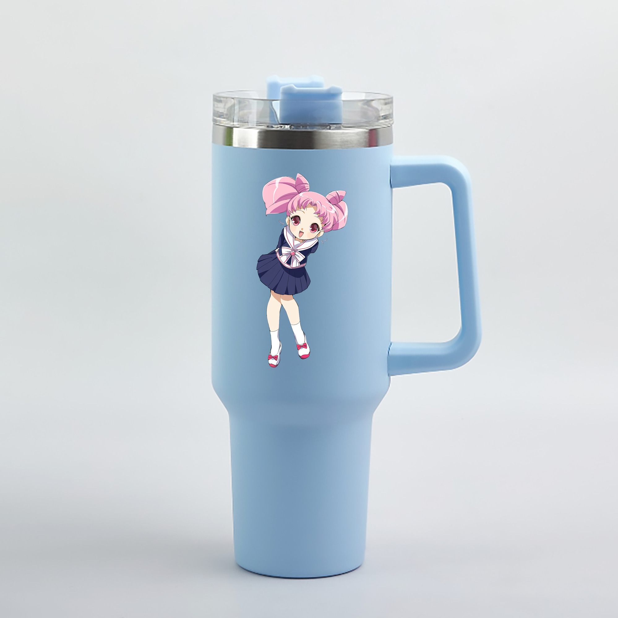 （画像用） 美少女戦士セーラームーン ちびうさ Sailor Moon Chibiusa Tsukino Usagi Small Lady Serenity 1200mL車用タンブラー（カラープリント）