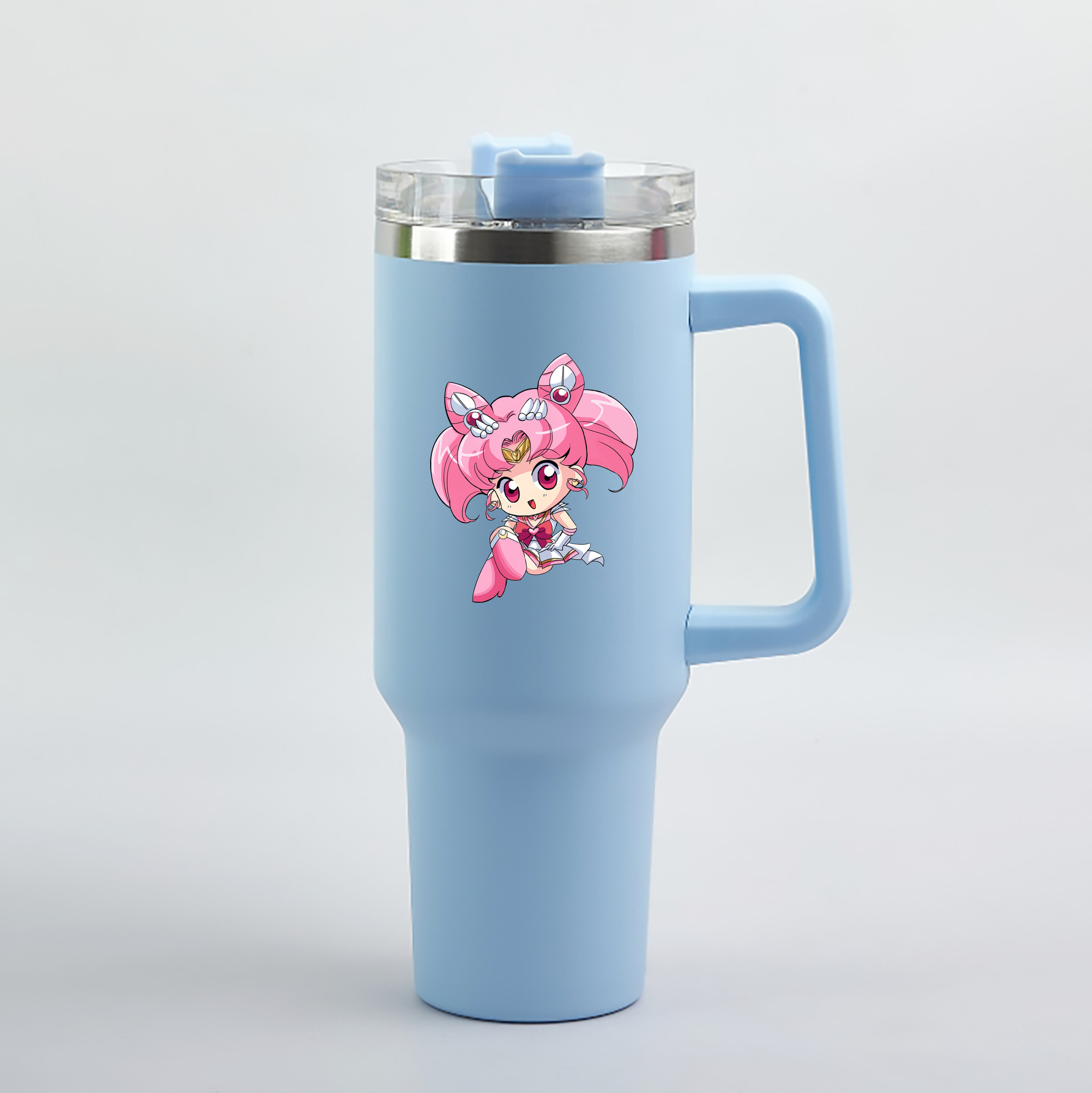 （画像用） 美少女戦士セーラームーン ちびうさ Sailor Moon Chibiusa Tsukino Usagi Small Lady Serenity 1200mL車用タンブラー（カラープリント）
