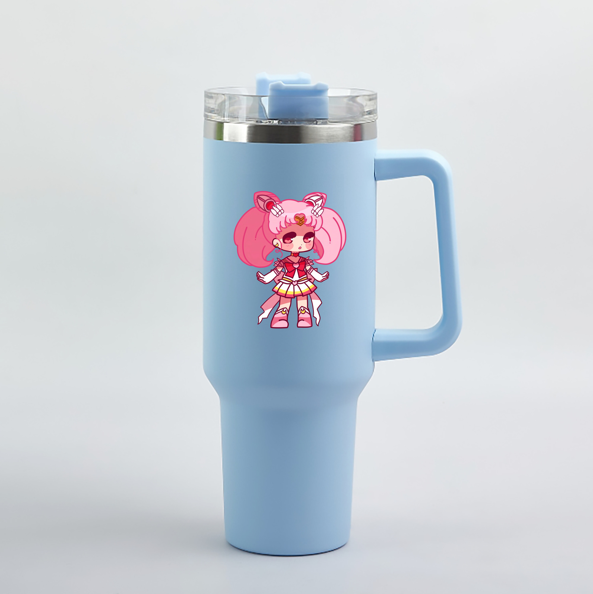 （画像用） 美少女戦士セーラームーン ちびうさ Sailor Moon Chibiusa Tsukino Usagi Small Lady Serenity 1200mL車用タンブラー（カラープリント）