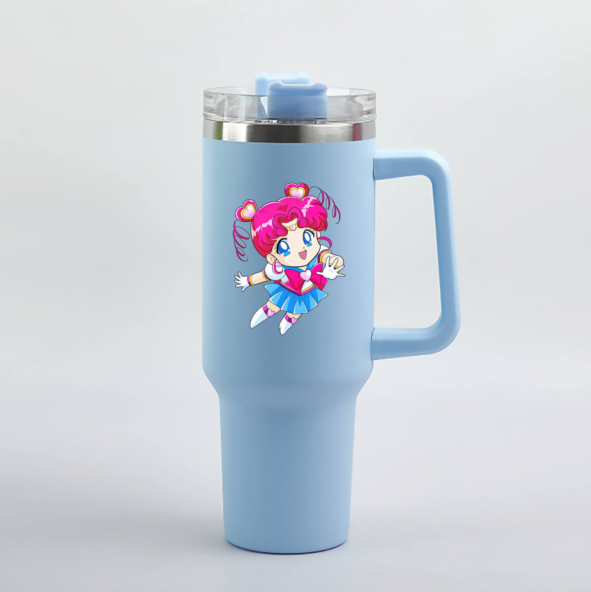 （画像用） 美少女戦士セーラームーン ちびうさ Sailor Moon Chibiusa Tsukino Usagi Small Lady Serenity 1200mL車用タンブラー（カラープリント）