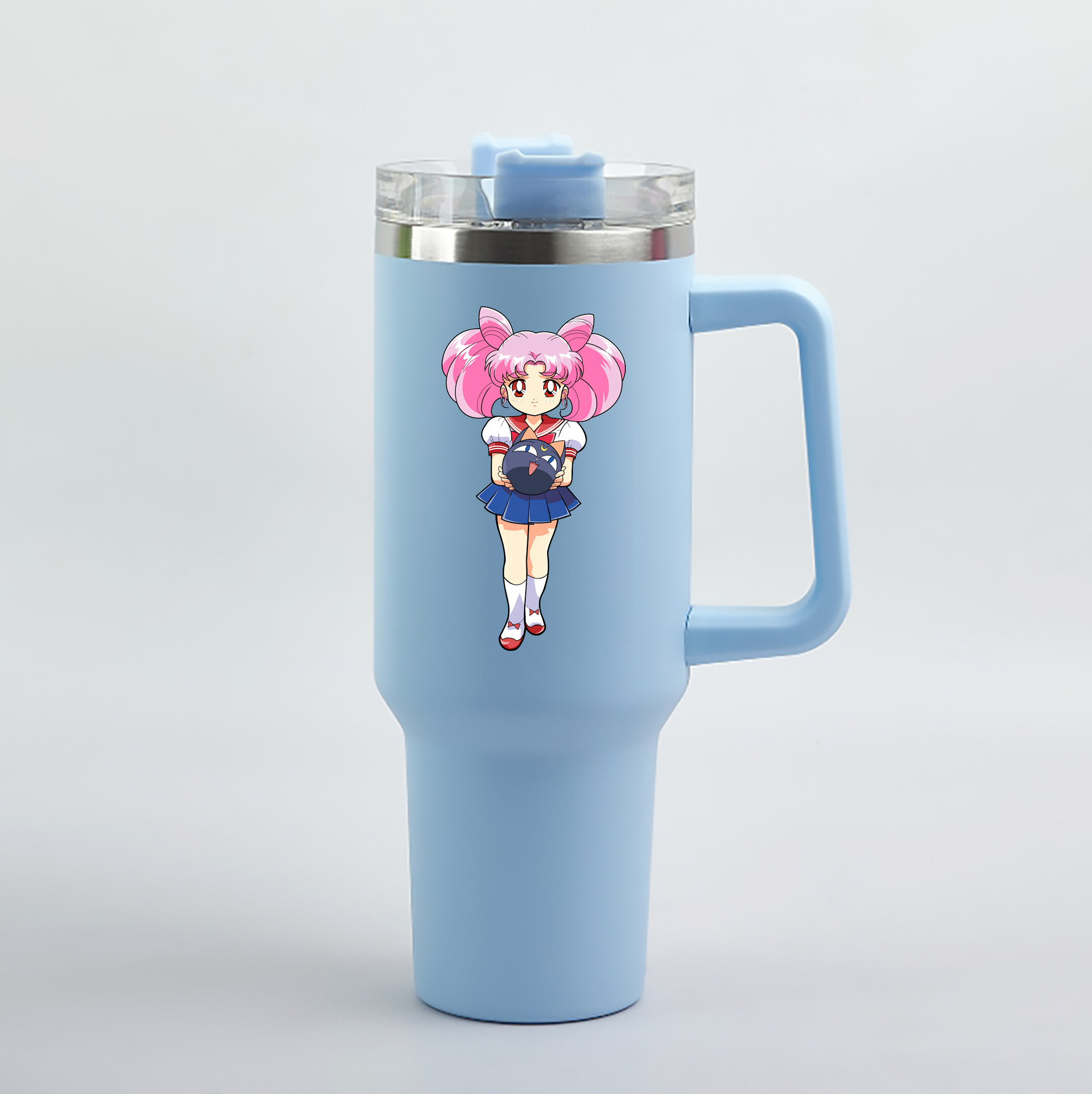 （画像用） 美少女戦士セーラームーン ちびうさ Sailor Moon Chibiusa Tsukino Usagi Small Lady Serenity 1200mL車用タンブラー（カラープリント）