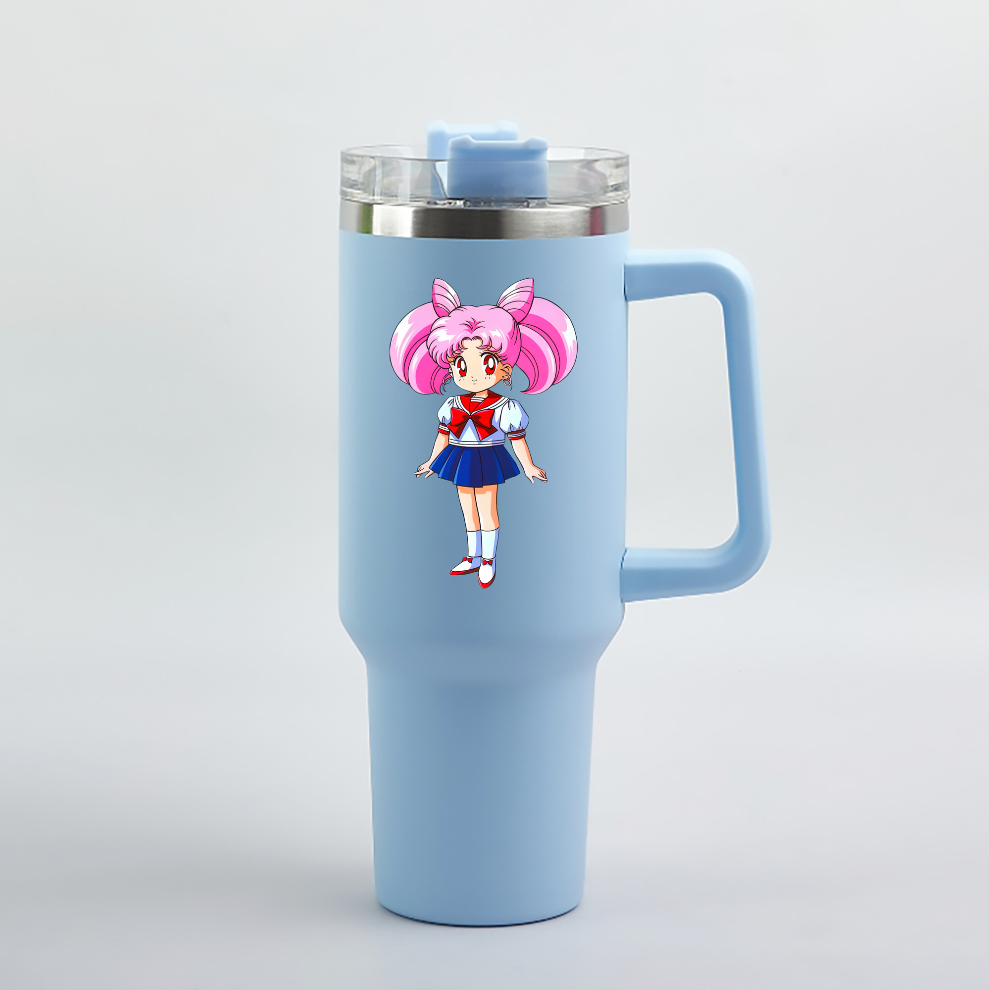（画像用） 美少女戦士セーラームーン ちびうさ Sailor Moon Chibiusa Tsukino Usagi Small Lady Serenity 1200mL車用タンブラー（カラープリント）
