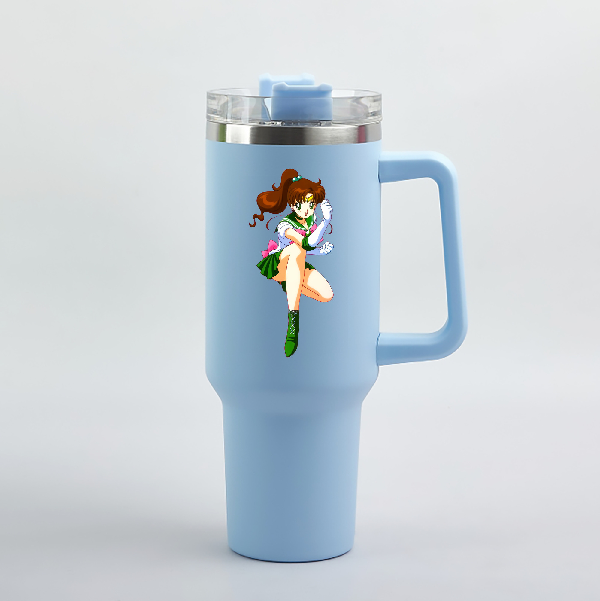（画像用） 美少女戦士セーラームーン 木野 まこと きの まこと Sailor Moon Kino Makoto （セーラージュピター；Sailor Jupiter） 1200mL車用タンブラー（カラープリント）