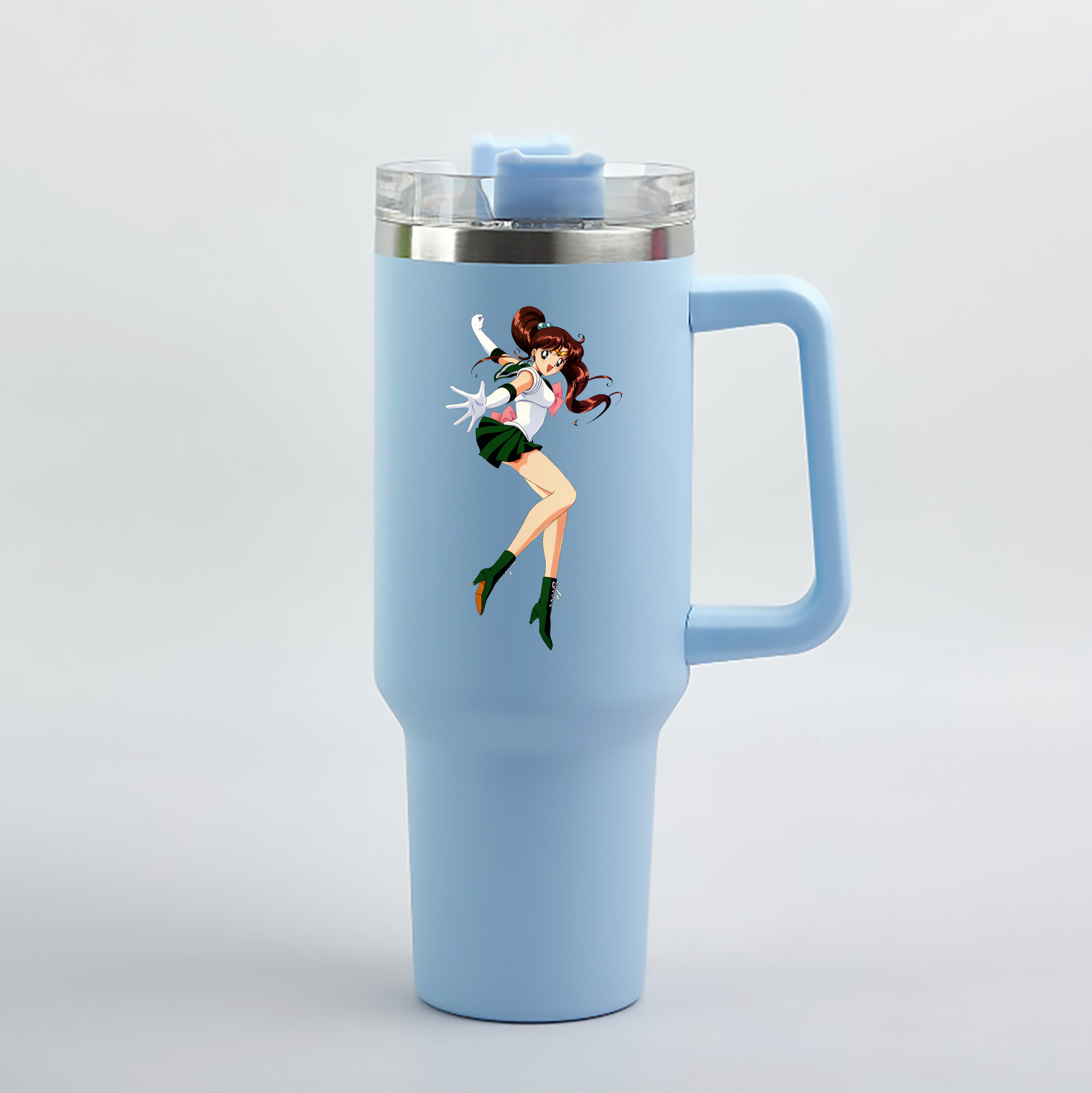 （画像用） 美少女戦士セーラームーン 木野 まこと きの まこと Sailor Moon Kino Makoto （セーラージュピター；Sailor Jupiter） 1200mL車用タンブラー（カラープリント）