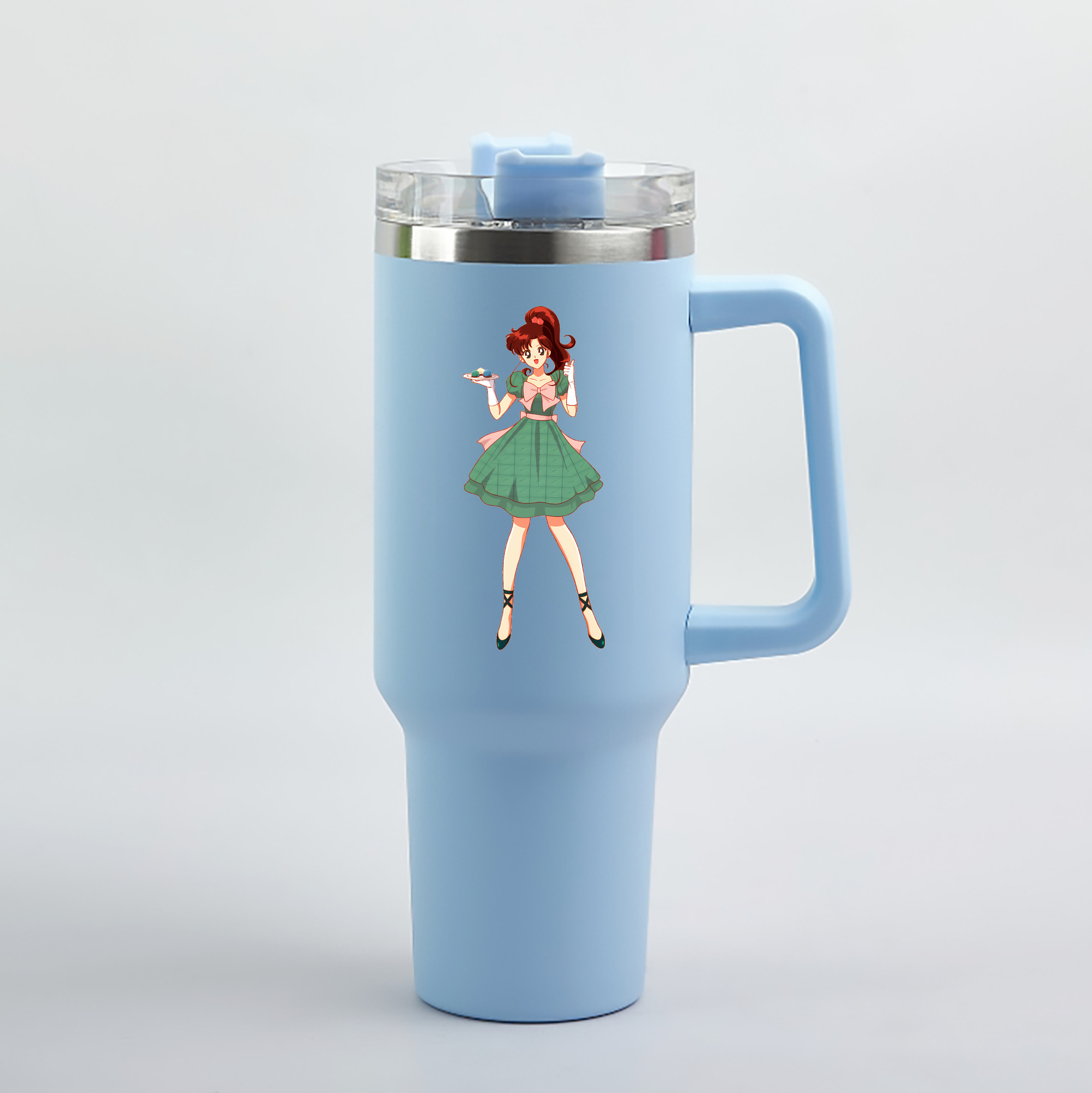 （画像用） 美少女戦士セーラームーン 木野 まこと きの まこと Sailor Moon Kino Makoto （セーラージュピター；Sailor Jupiter） 1200mL車用タンブラー（カラープリント）