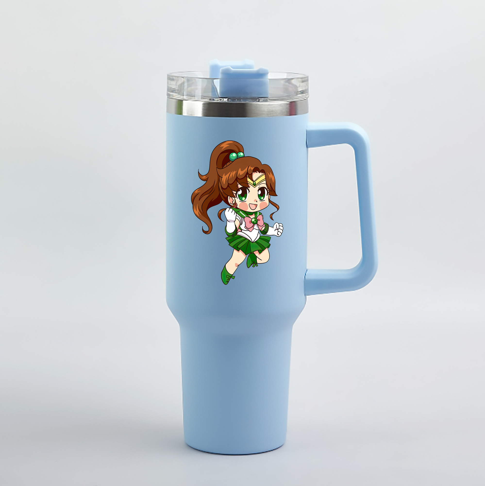 （画像用） 美少女戦士セーラームーン 木野 まこと きの まこと Sailor Moon Kino Makoto （セーラージュピター；Sailor Jupiter） 1200mL車用タンブラー（カラープリント）