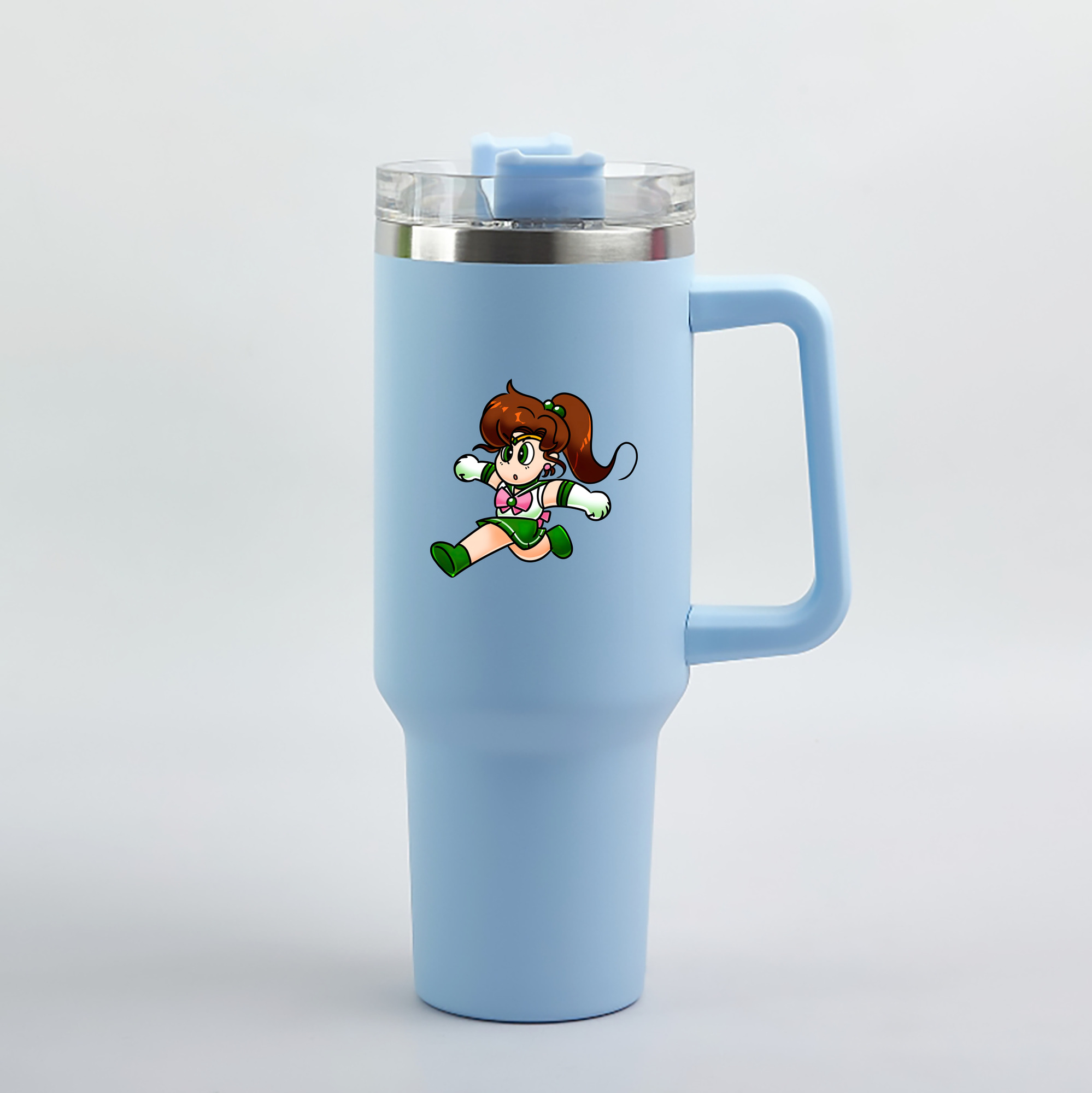 （画像用） 美少女戦士セーラームーン 木野 まこと きの まこと Sailor Moon Kino Makoto （セーラージュピター；Sailor Jupiter） 1200mL車用タンブラー（カラープリント）