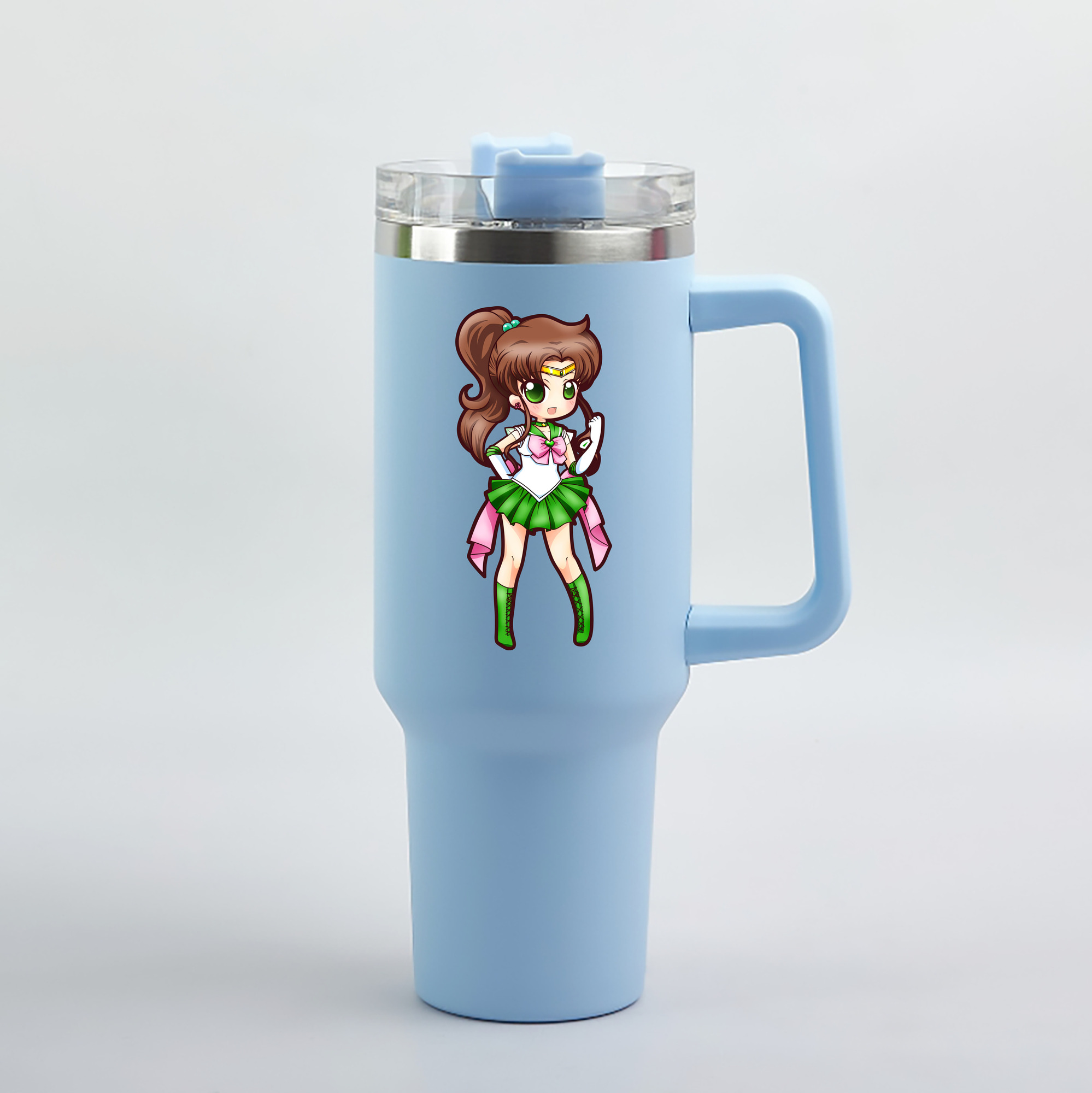 （画像用） 美少女戦士セーラームーン 木野 まこと きの まこと Sailor Moon Kino Makoto （セーラージュピター；Sailor Jupiter） 1200mL車用タンブラー（カラープリント）