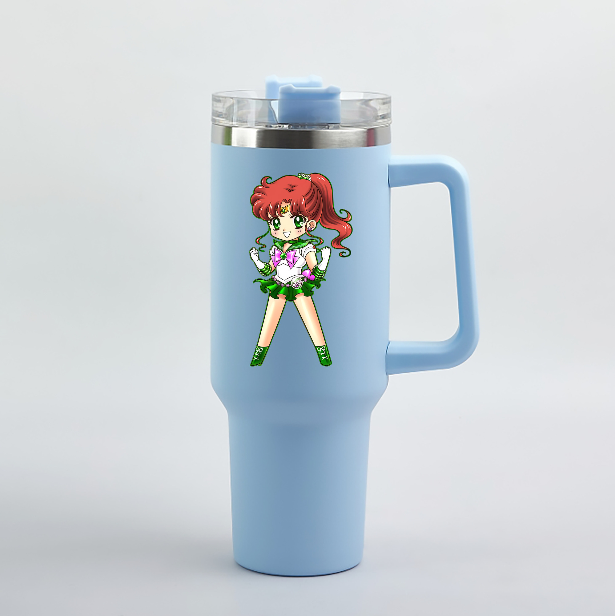 （画像用） 美少女戦士セーラームーン 木野 まこと きの まこと Sailor Moon Kino Makoto （セーラージュピター；Sailor Jupiter） 1200mL車用タンブラー（カラープリント）