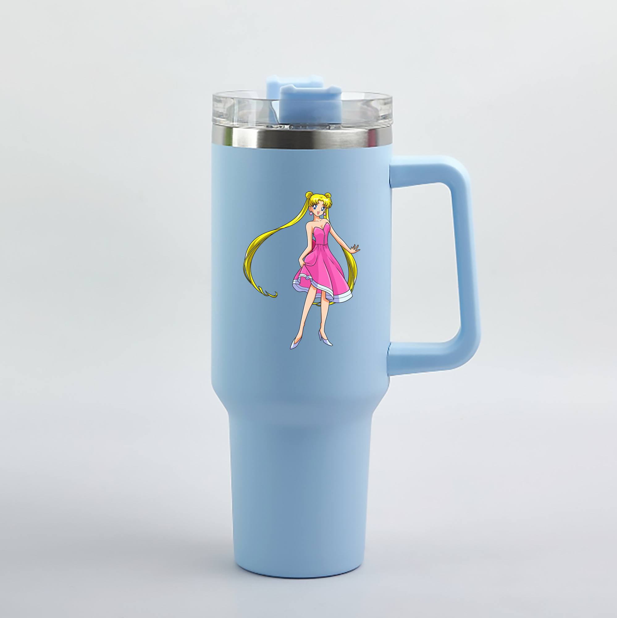 （画像用） 美少女戦士セーラームーン 愛野 美奈子 あいの みなこ Sailor Moon Aino Minako 1200mL車用タンブラー（カラープリント）