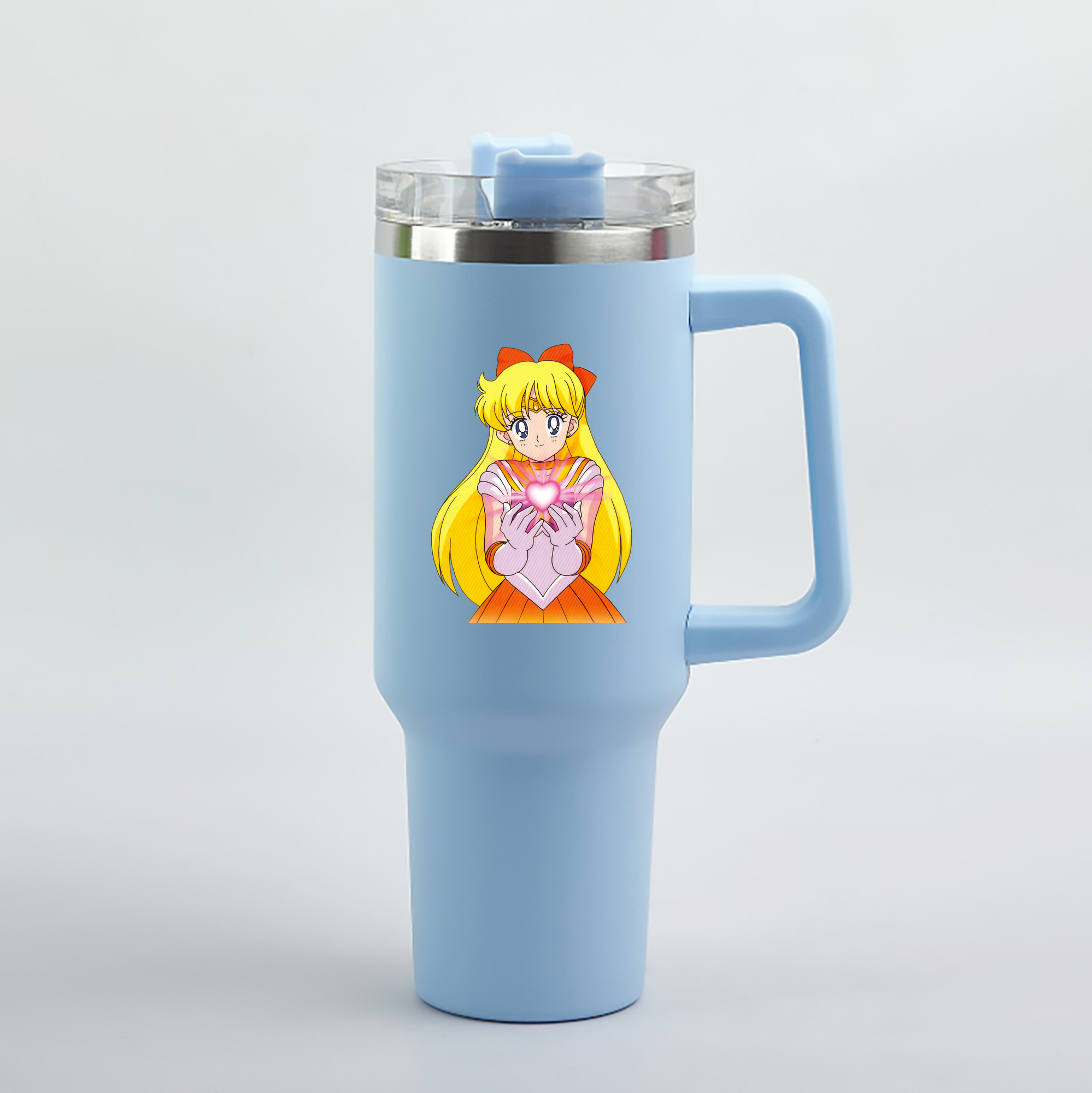 （画像用） 美少女戦士セーラームーン 愛野 美奈子 あいの みなこ Sailor Moon Aino Minako 1200mL車用タンブラー（カラープリント）