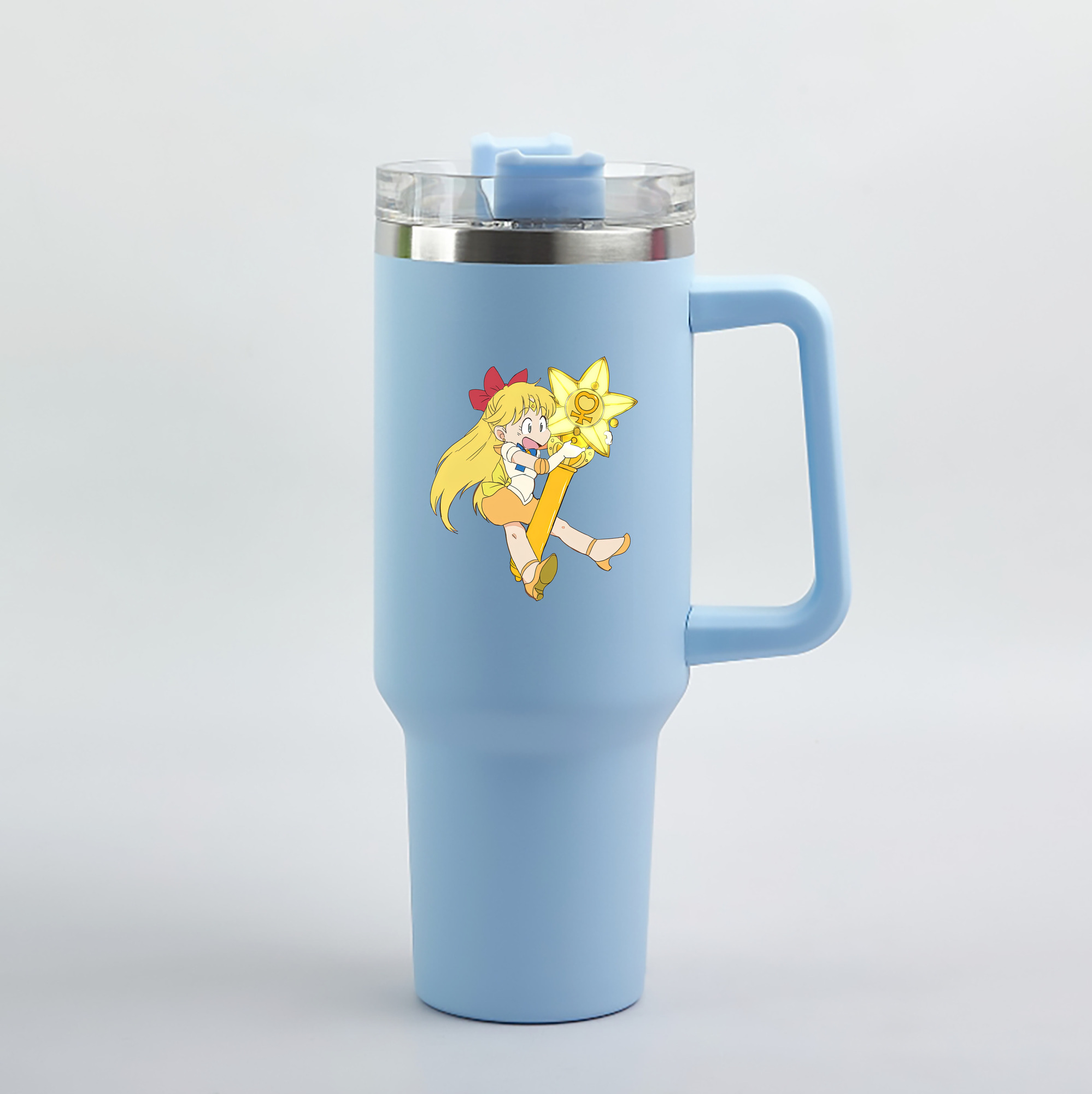 （画像用） 美少女戦士セーラームーン 愛野 美奈子 あいの みなこ Sailor Moon Aino Minako 1200mL車用タンブラー（カラープリント）