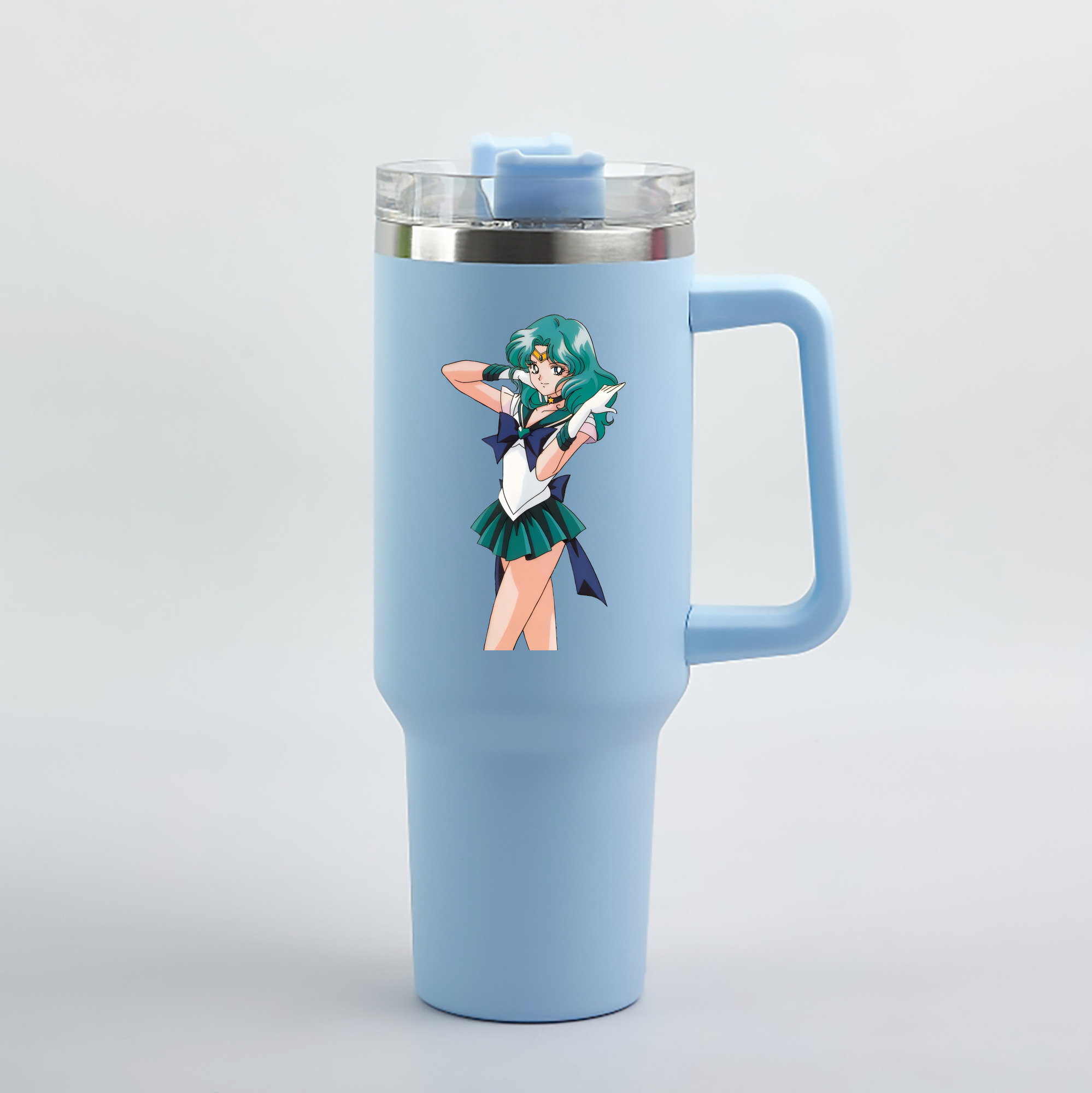 （画像用） 美少女戦士セーラームーン 海王 みちる（かいおう みちる） Sailor Moon Kaiou Michiru 1200mL車用タンブラー（カラープリント）