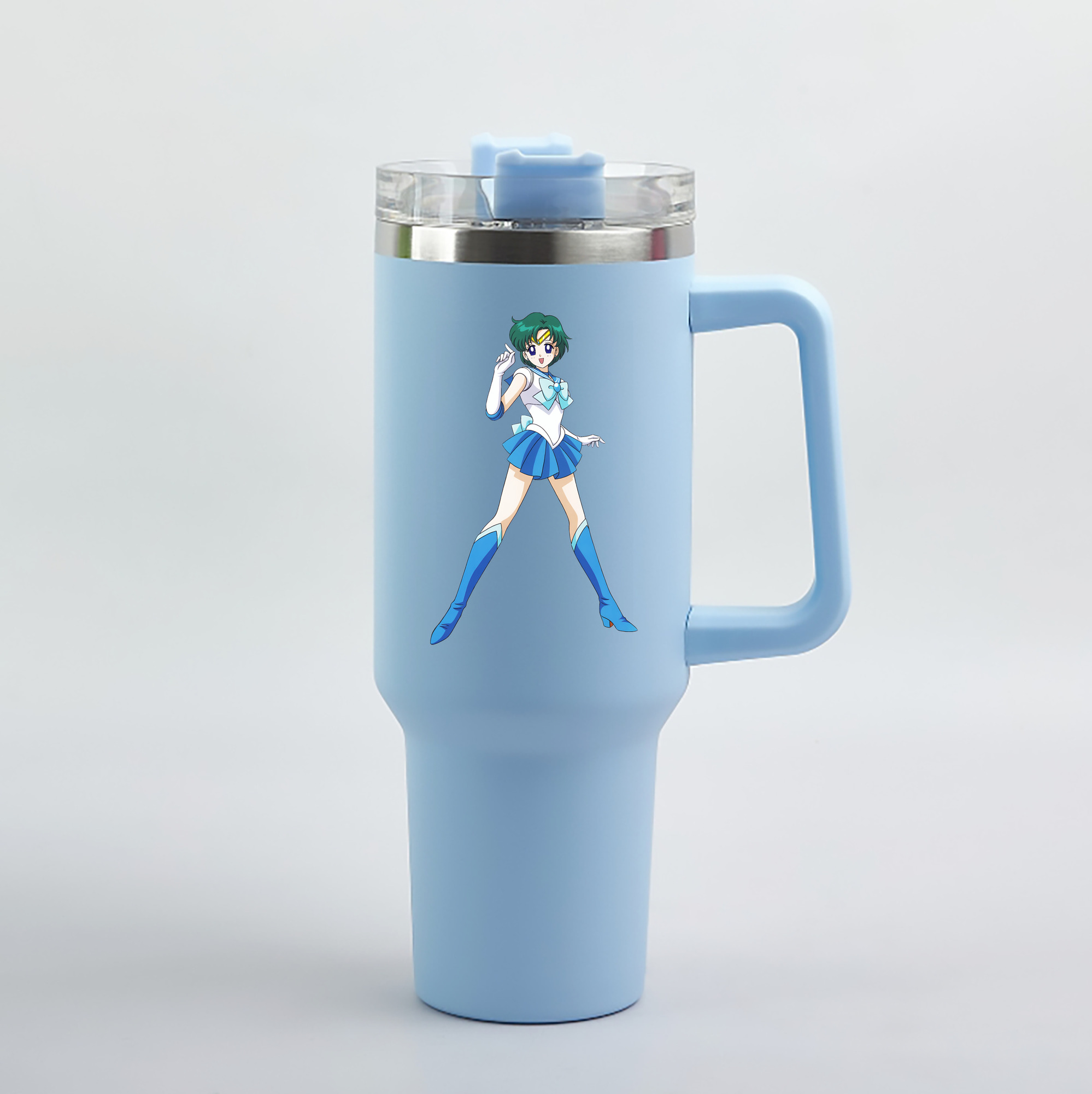（画像用） 美少女戦士セーラームーン 海王 みちる（かいおう みちる） Sailor Moon Kaiou Michiru 1200mL車用タンブラー（カラープリント）