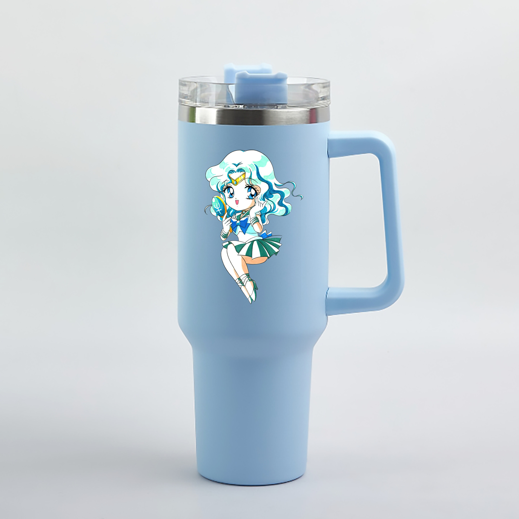 （画像用） 美少女戦士セーラームーン 海王 みちる（かいおう みちる） Sailor Moon Kaiou Michiru 1200mL車用タンブラー（カラープリント）