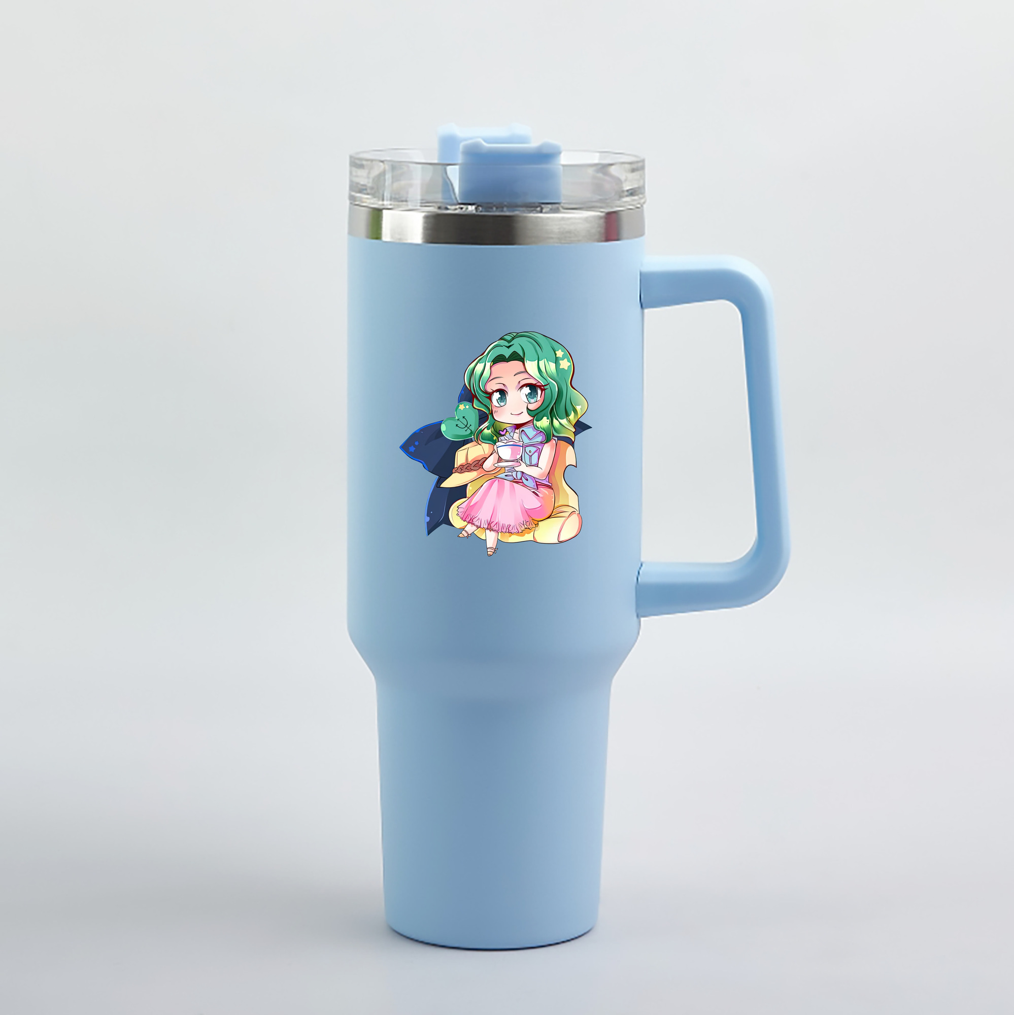 （画像用） 美少女戦士セーラームーン 海王 みちる（かいおう みちる） Sailor Moon Kaiou Michiru 1200mL車用タンブラー（カラープリント）