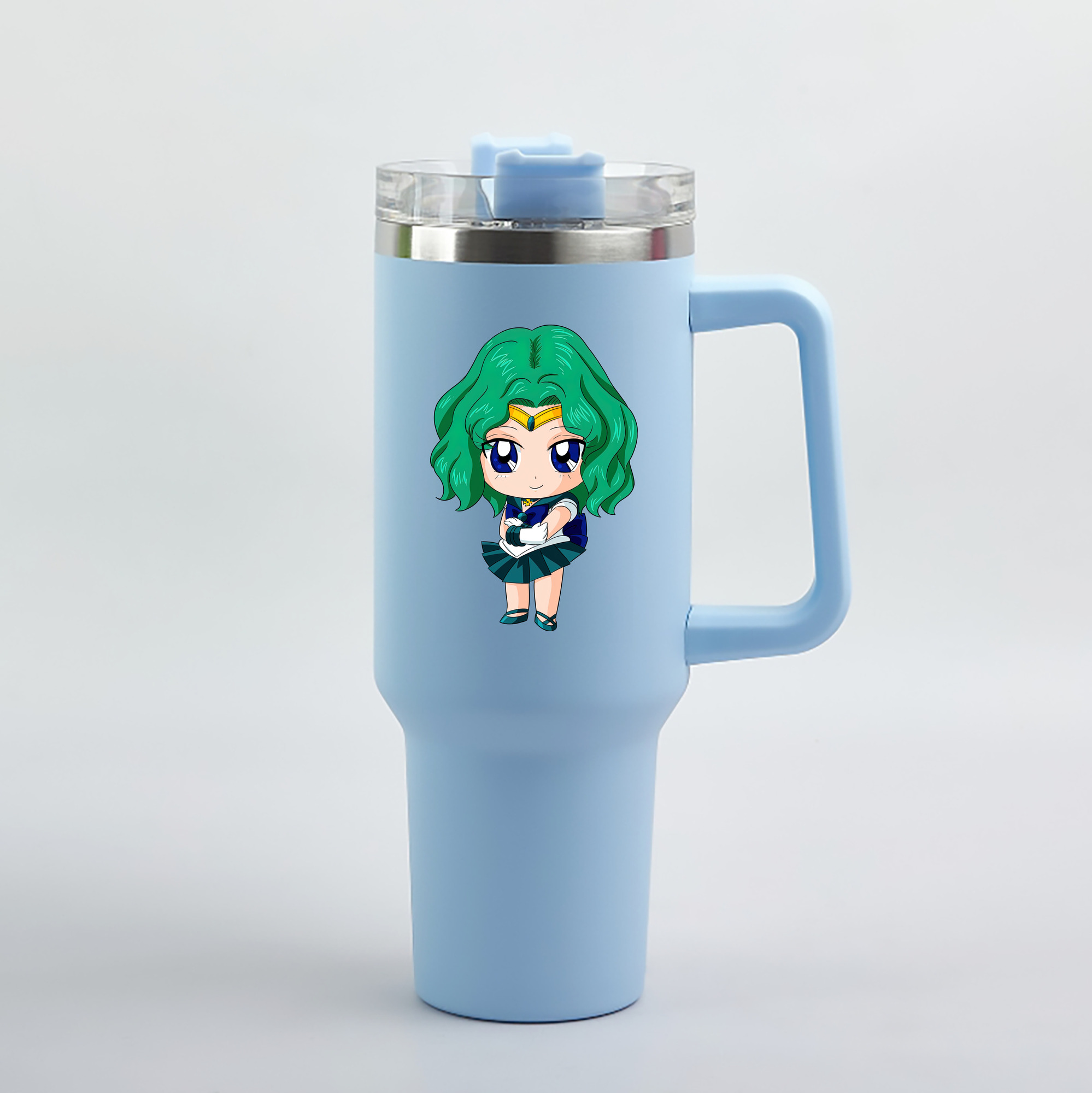 （画像用） 美少女戦士セーラームーン 海王 みちる（かいおう みちる） Sailor Moon Kaiou Michiru 1200mL車用タンブラー（カラープリント）