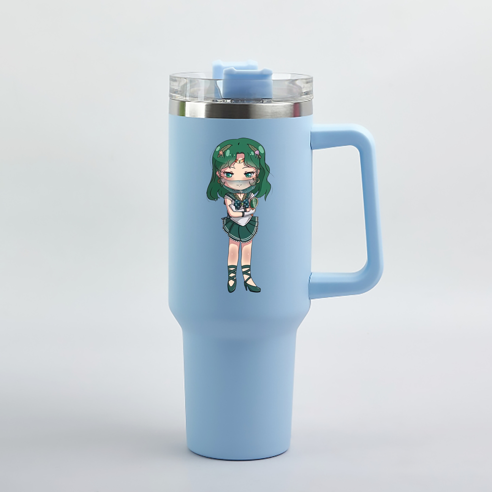 （画像用） 美少女戦士セーラームーン 海王 みちる（かいおう みちる） Sailor Moon Kaiou Michiru 1200mL車用タンブラー（カラープリント）