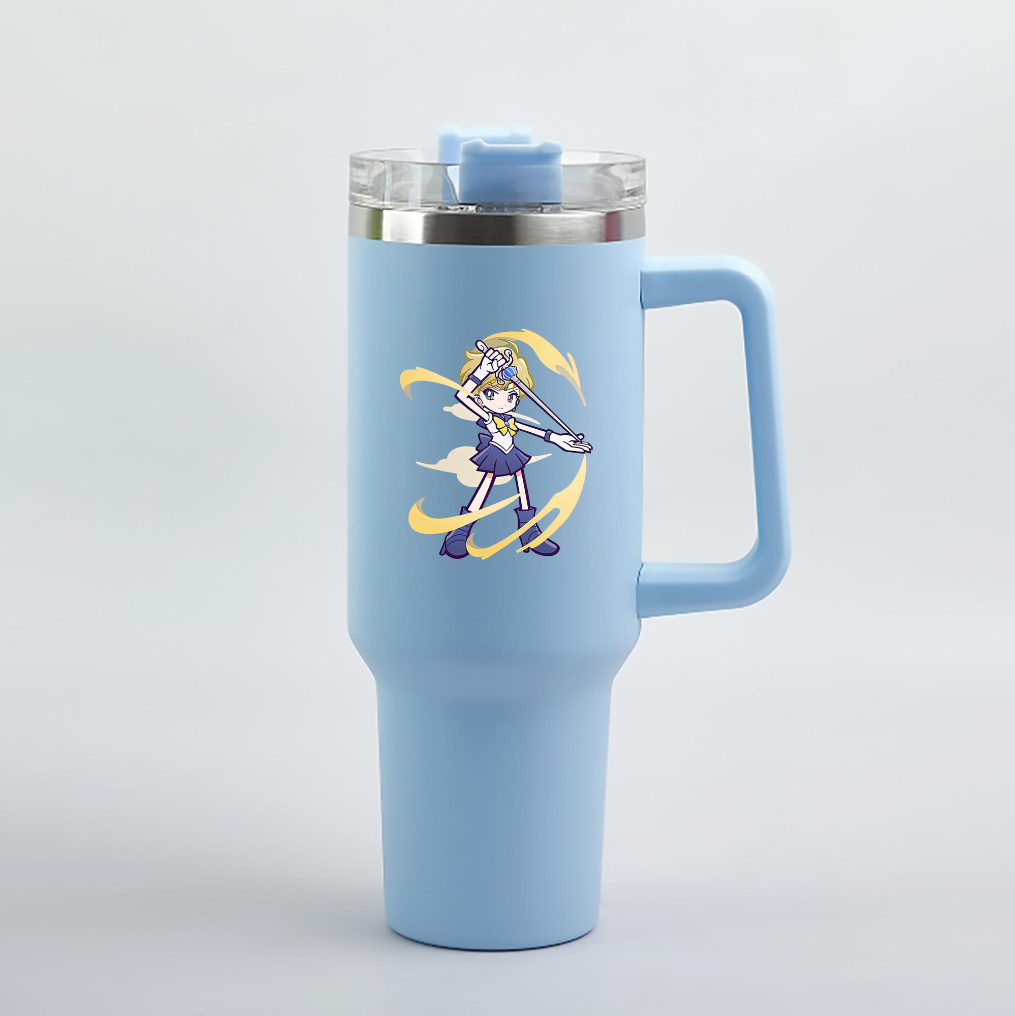 （画像用） 美少女戦士セーラームーン 天王はるか Sailor Moon Tenoh Haruka 1200mL車用タンブラー（カラープリント）
