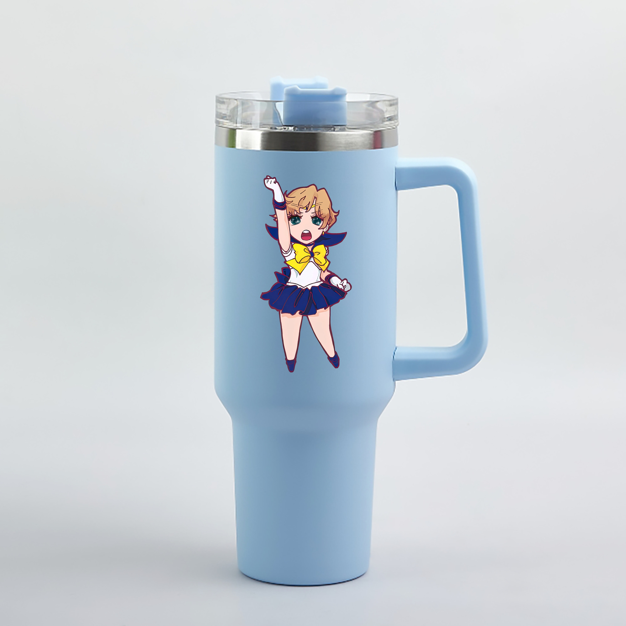 （画像用） 美少女戦士セーラームーン 天王はるか Sailor Moon Tenoh Haruka 1200mL車用タンブラー（カラープリント）