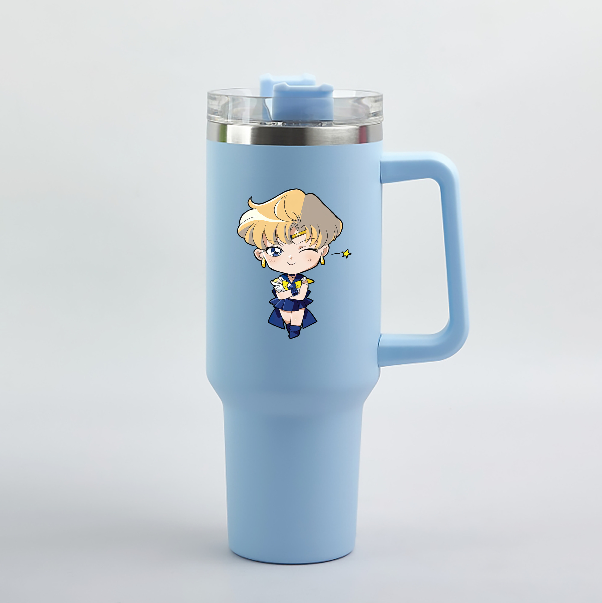 （画像用） 美少女戦士セーラームーン 天王はるか Sailor Moon Tenoh Haruka 1200mL車用タンブラー（カラープリント）