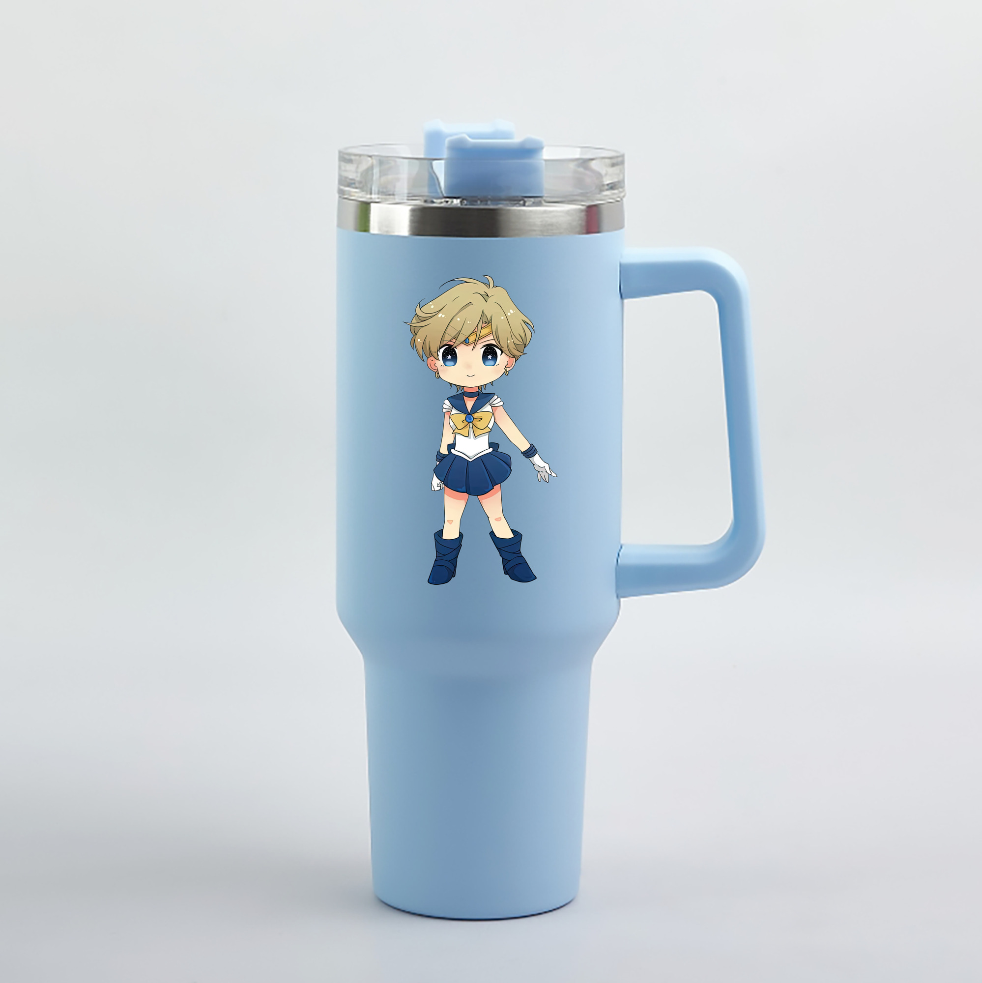 （画像用） 美少女戦士セーラームーン 天王はるか Sailor Moon Tenoh Haruka 1200mL車用タンブラー（カラープリント）