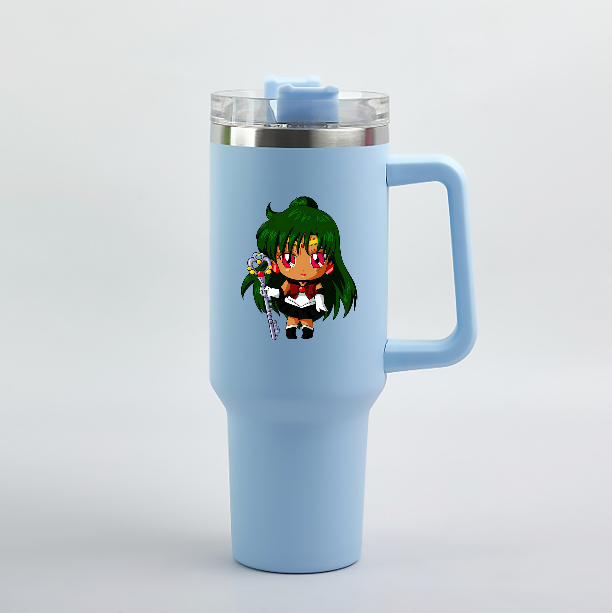 （画像用） 美少女戦士セーラームーン 冥王せつな Sailor Moon Meiou Setsuna 1200mL車用タンブラー（カラープリント）