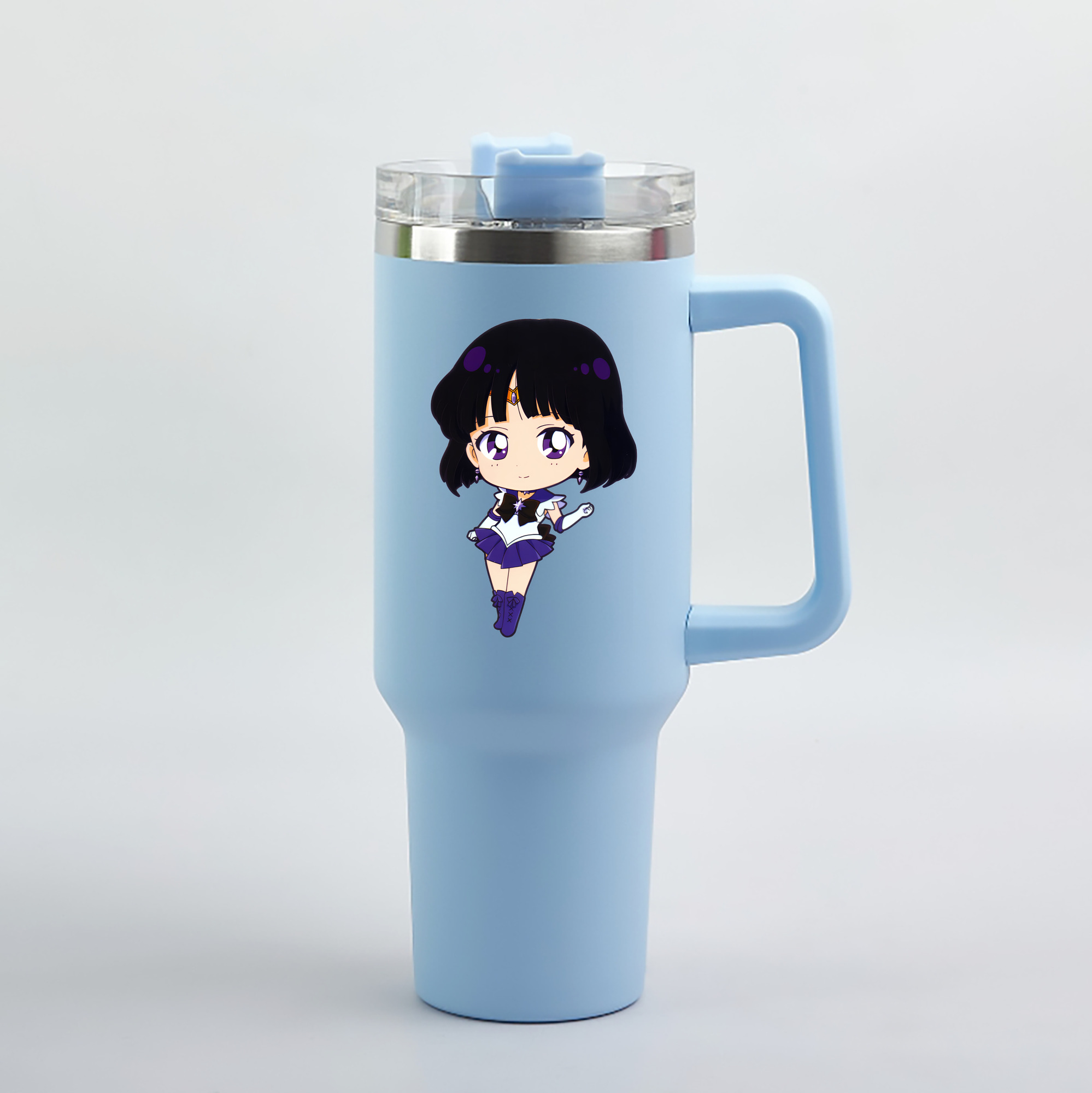 （画像用） 美少女戦士セーラームーン 土萠ほたる Sailor Moon Tomoe Hotaru （セーラーサターン；Sailor Saturn） 1200mL車用タンブラー（カラープリント）