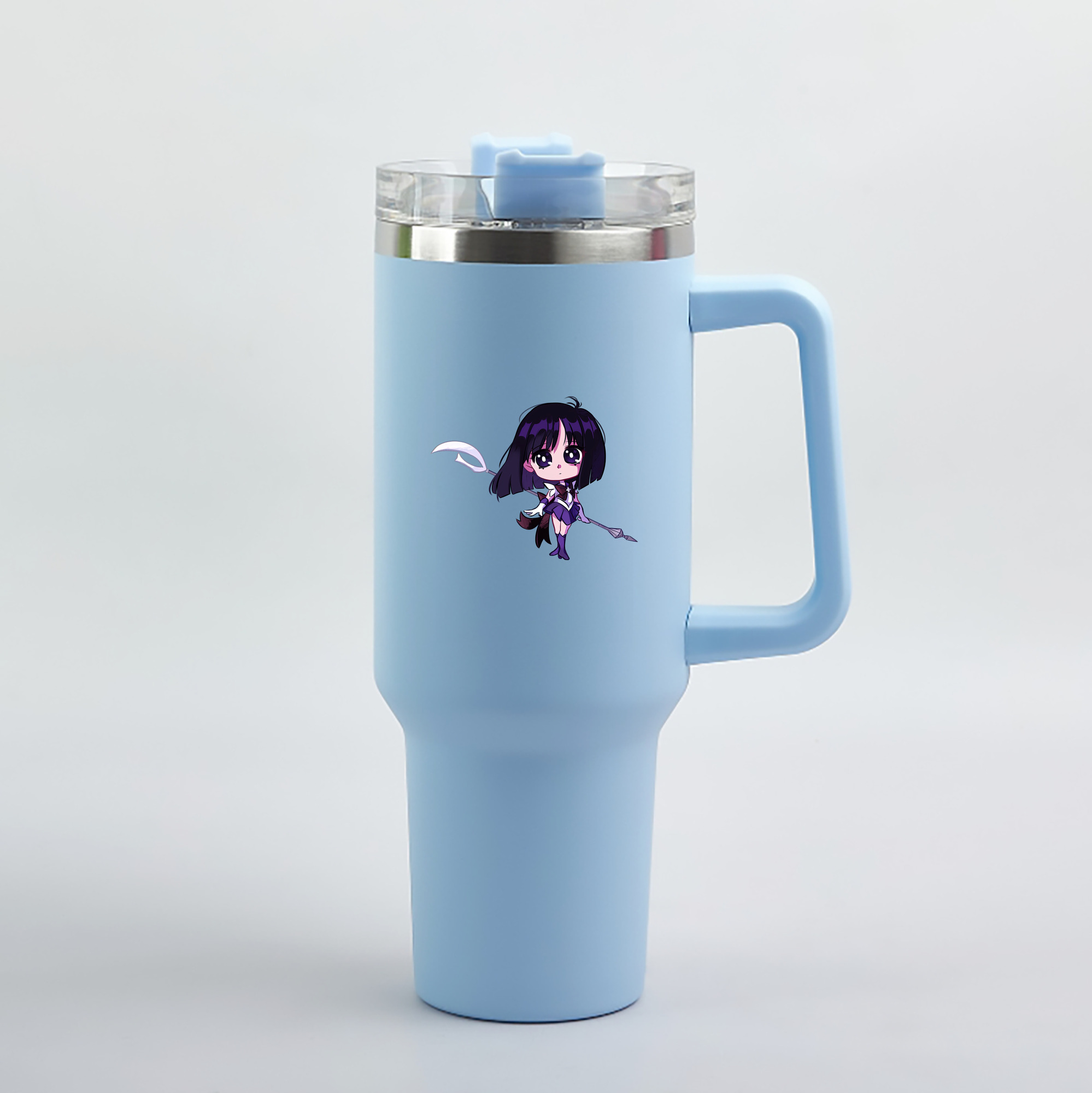 （画像用） 美少女戦士セーラームーン 土萠ほたる Sailor Moon Tomoe Hotaru （セーラーサターン；Sailor Saturn） 1200mL車用タンブラー（カラープリント）