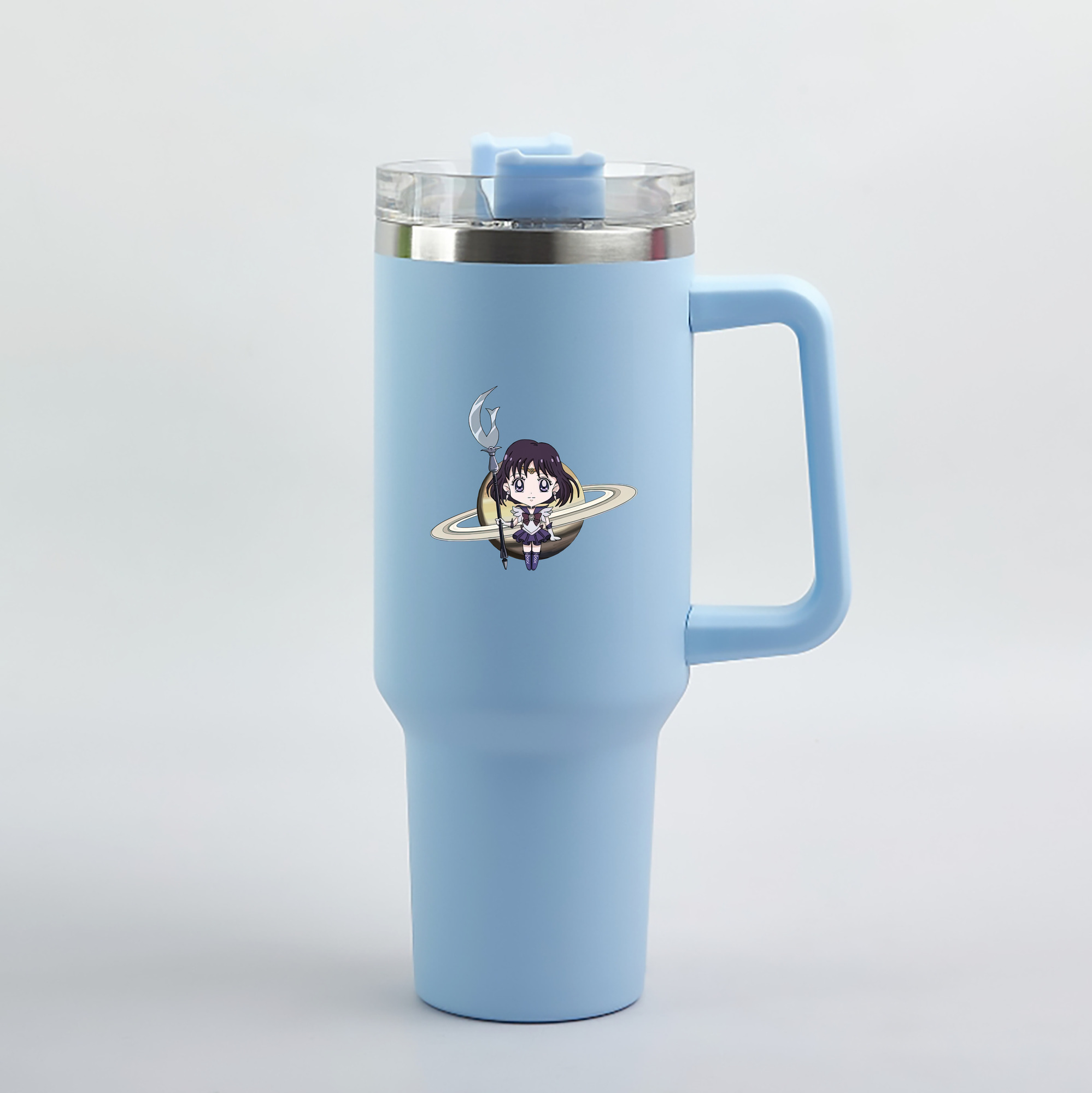 （画像用） 美少女戦士セーラームーン 土萠ほたる Sailor Moon Tomoe Hotaru （セーラーサターン；Sailor Saturn） 1200mL車用タンブラー（カラープリント）