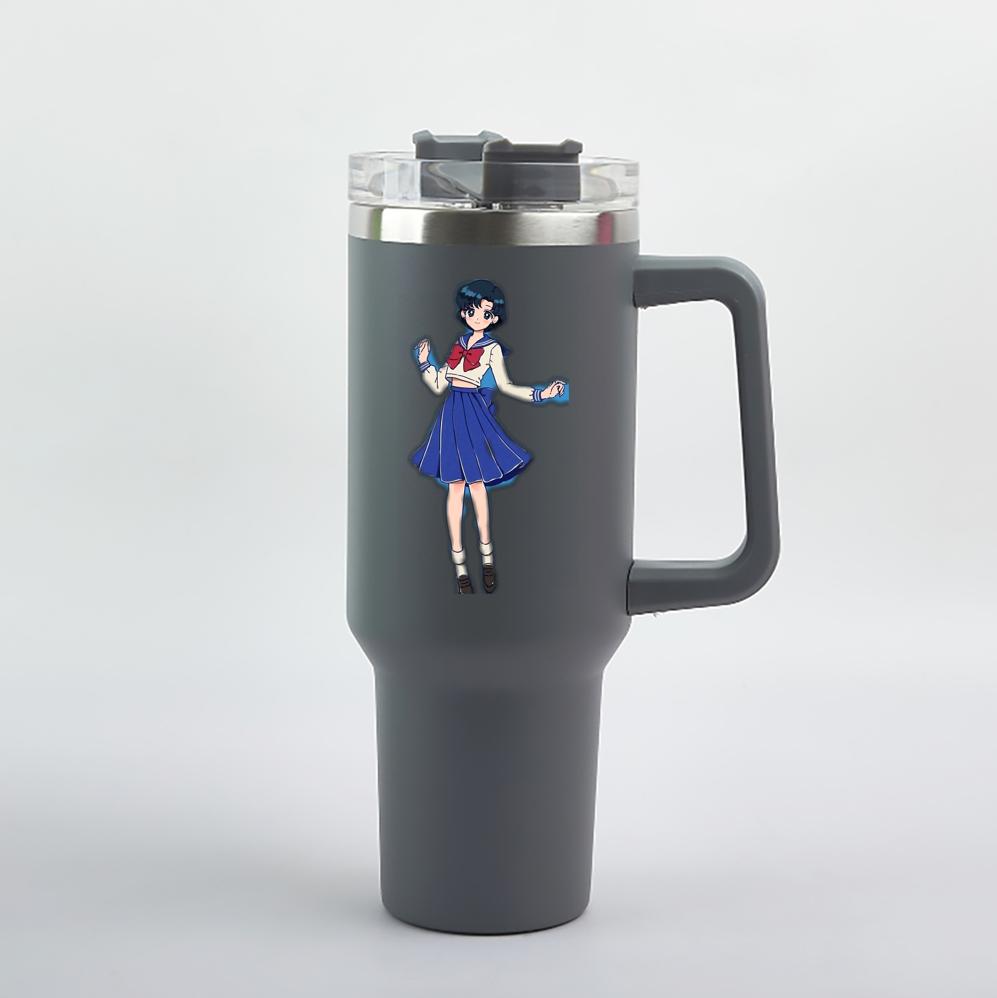 （画像用） 美少女戦士セーラームーン 水野 亜美 みずの あみ Sailor Moon Mizuno Ami 1200mL車用タンブラー（カラープリント）