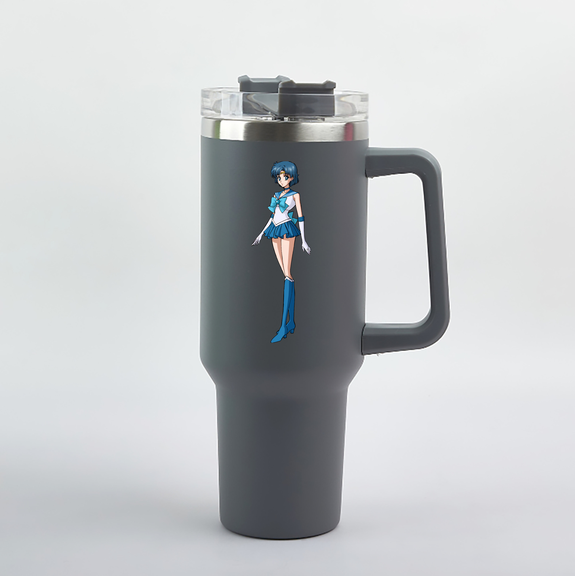 （画像用） 美少女戦士セーラームーン 水野 亜美 みずの あみ Sailor Moon Mizuno Ami 1200mL車用タンブラー（カラープリント）