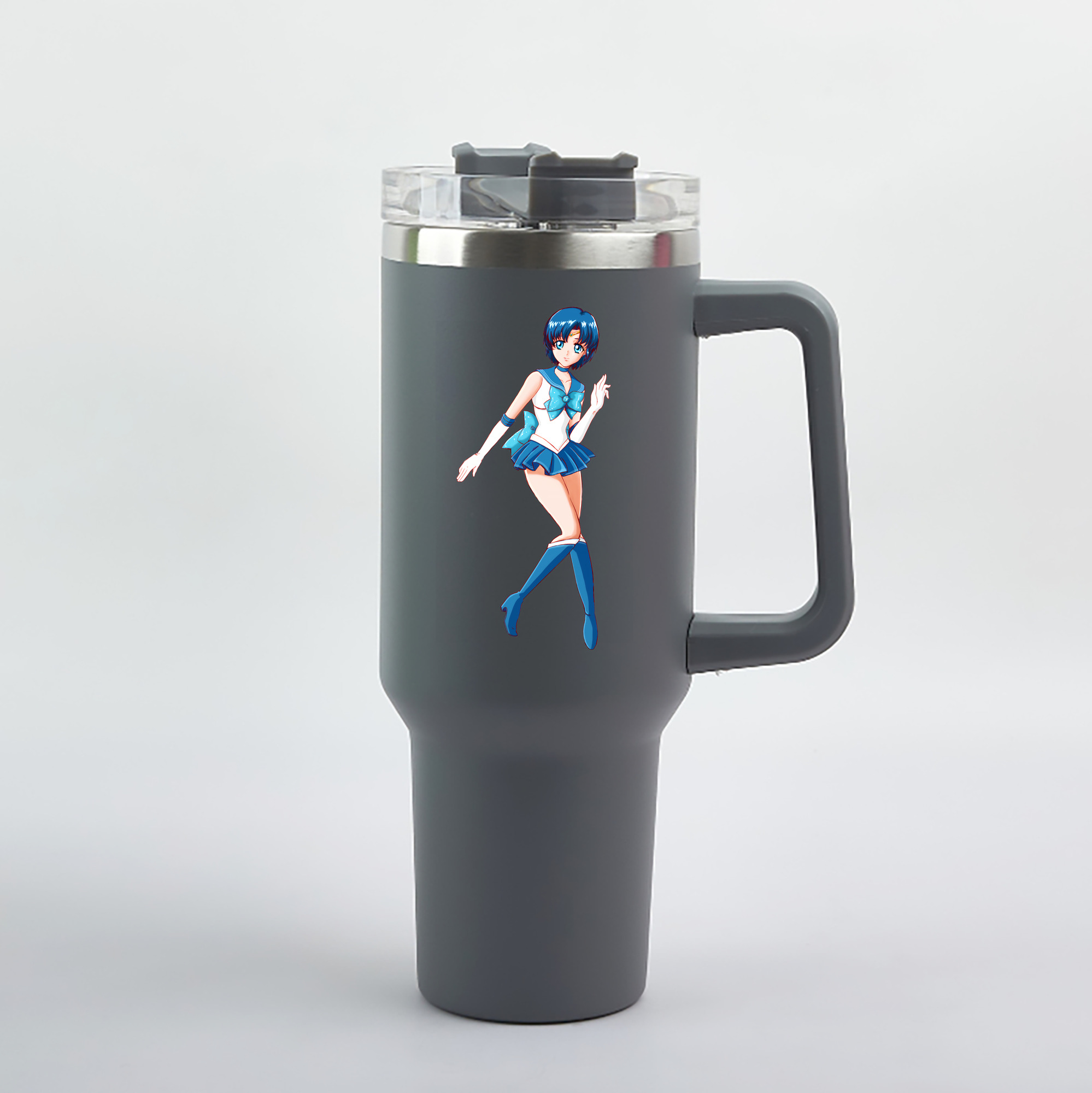 （画像用） 美少女戦士セーラームーン 水野 亜美 みずの あみ Sailor Moon Mizuno Ami 1200mL車用タンブラー（カラープリント）