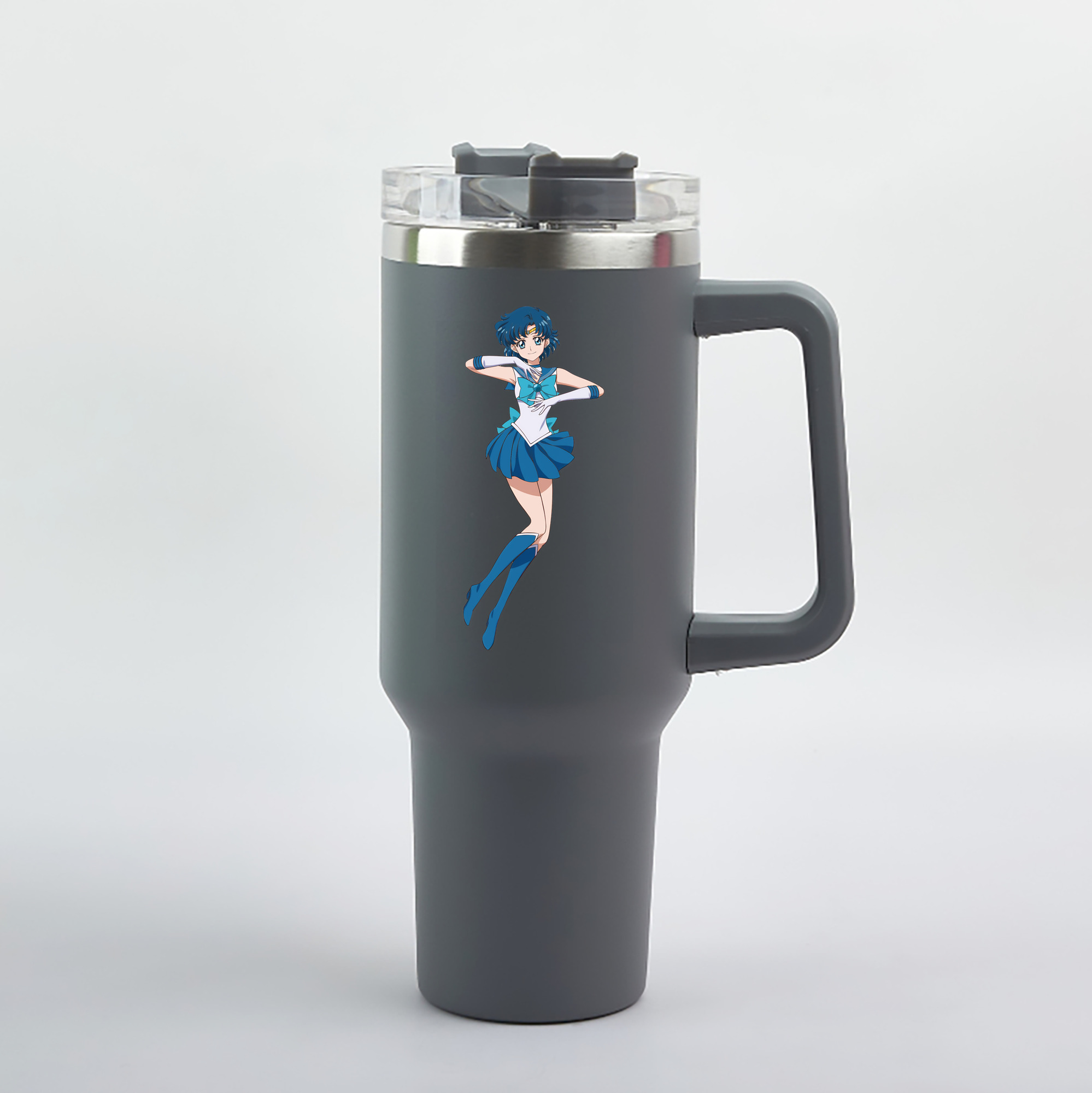 （画像用） 美少女戦士セーラームーン 水野 亜美 みずの あみ Sailor Moon Mizuno Ami 1200mL車用タンブラー（カラープリント）