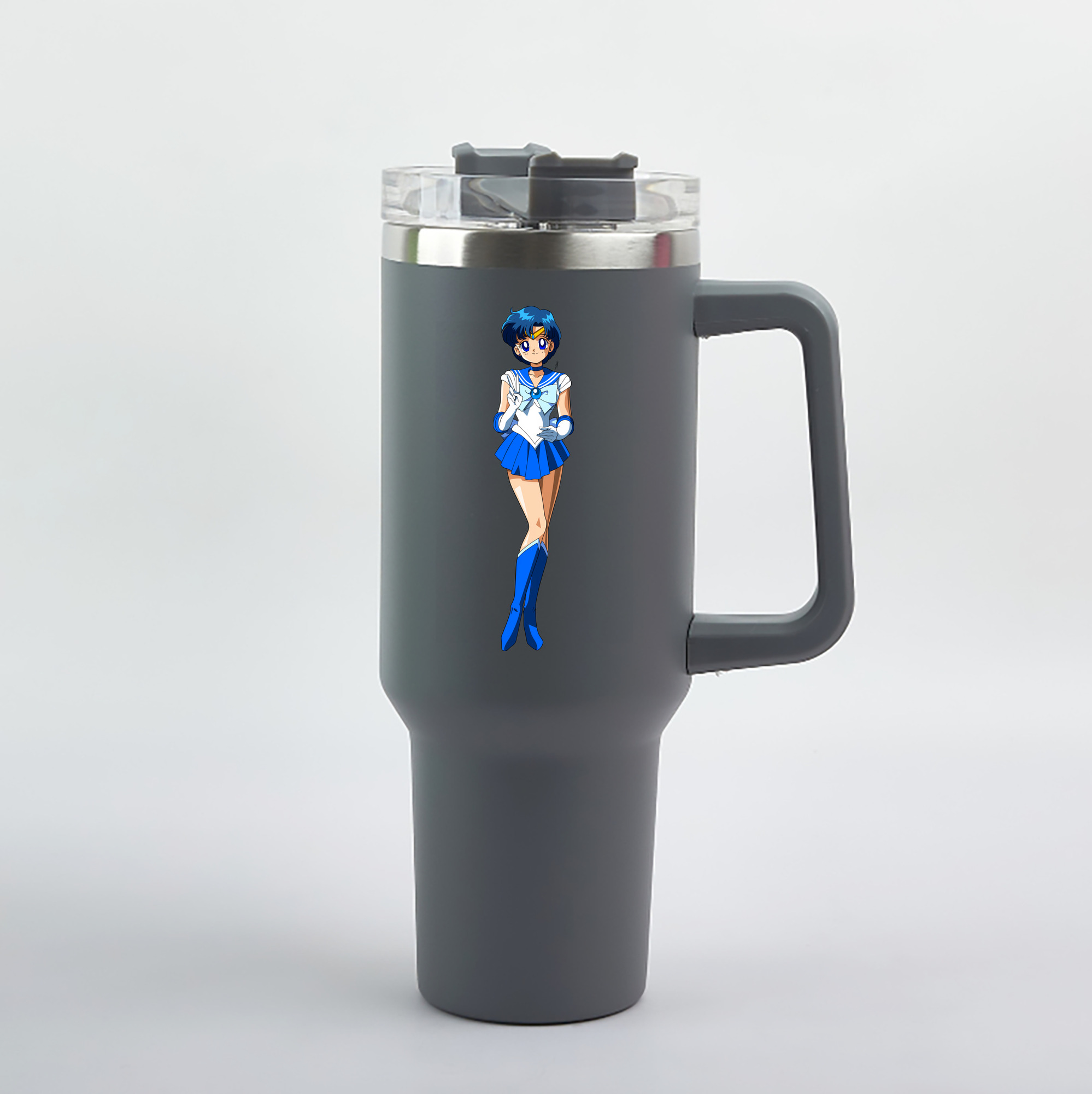 （画像用） 美少女戦士セーラームーン 水野 亜美 みずの あみ Sailor Moon Mizuno Ami 1200mL車用タンブラー（カラープリント）