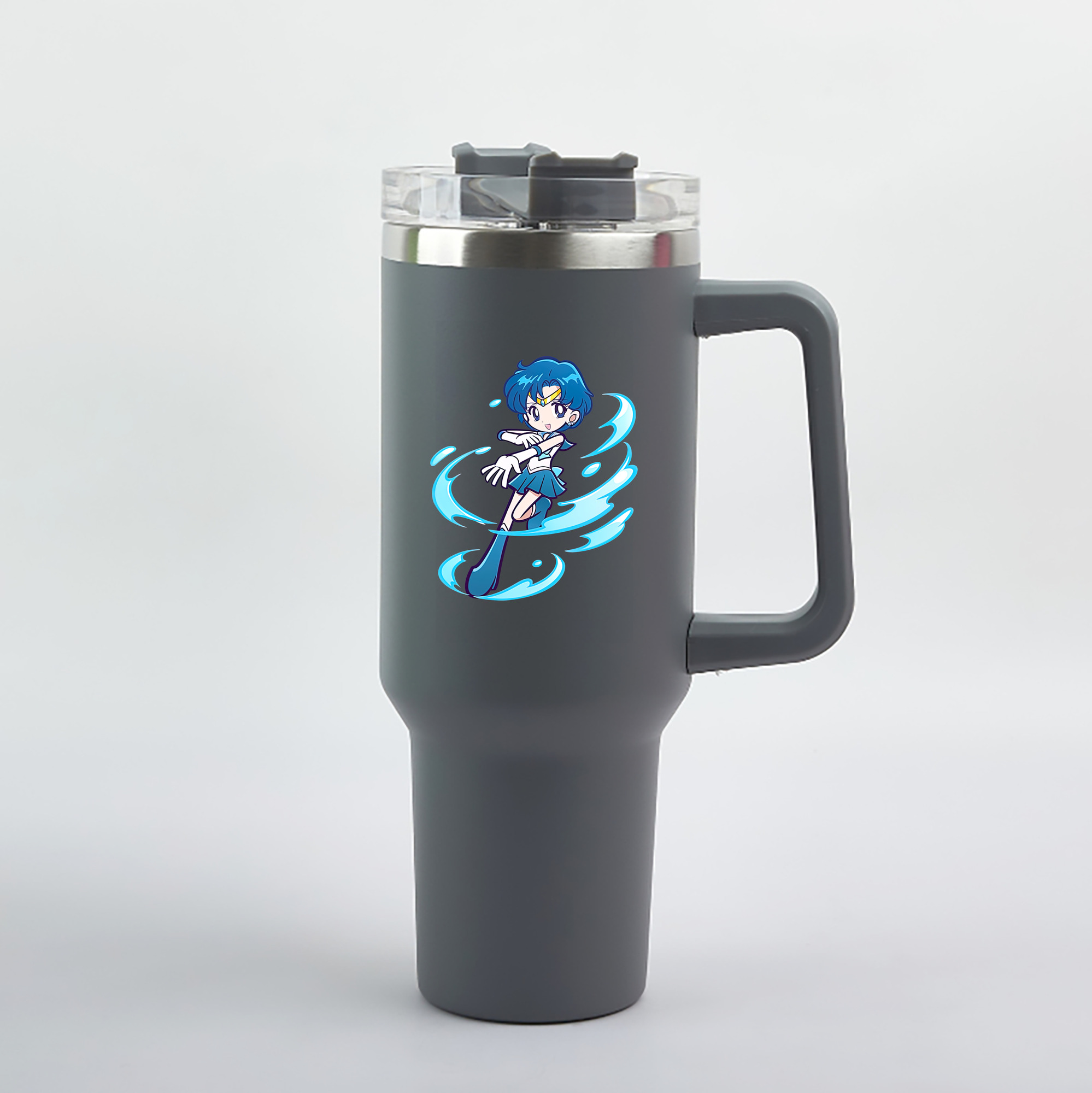 （画像用） 美少女戦士セーラームーン 水野 亜美 みずの あみ Sailor Moon Mizuno Ami 1200mL車用タンブラー（カラープリント）