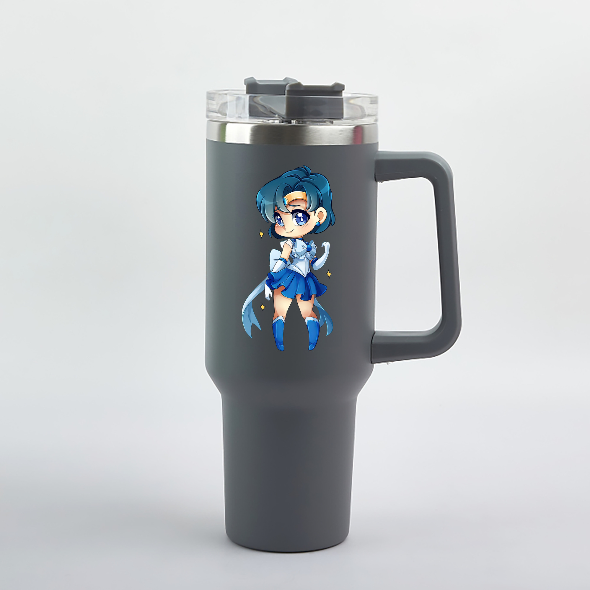 （画像用） 美少女戦士セーラームーン 水野 亜美 みずの あみ Sailor Moon Mizuno Ami 1200mL車用タンブラー（カラープリント）