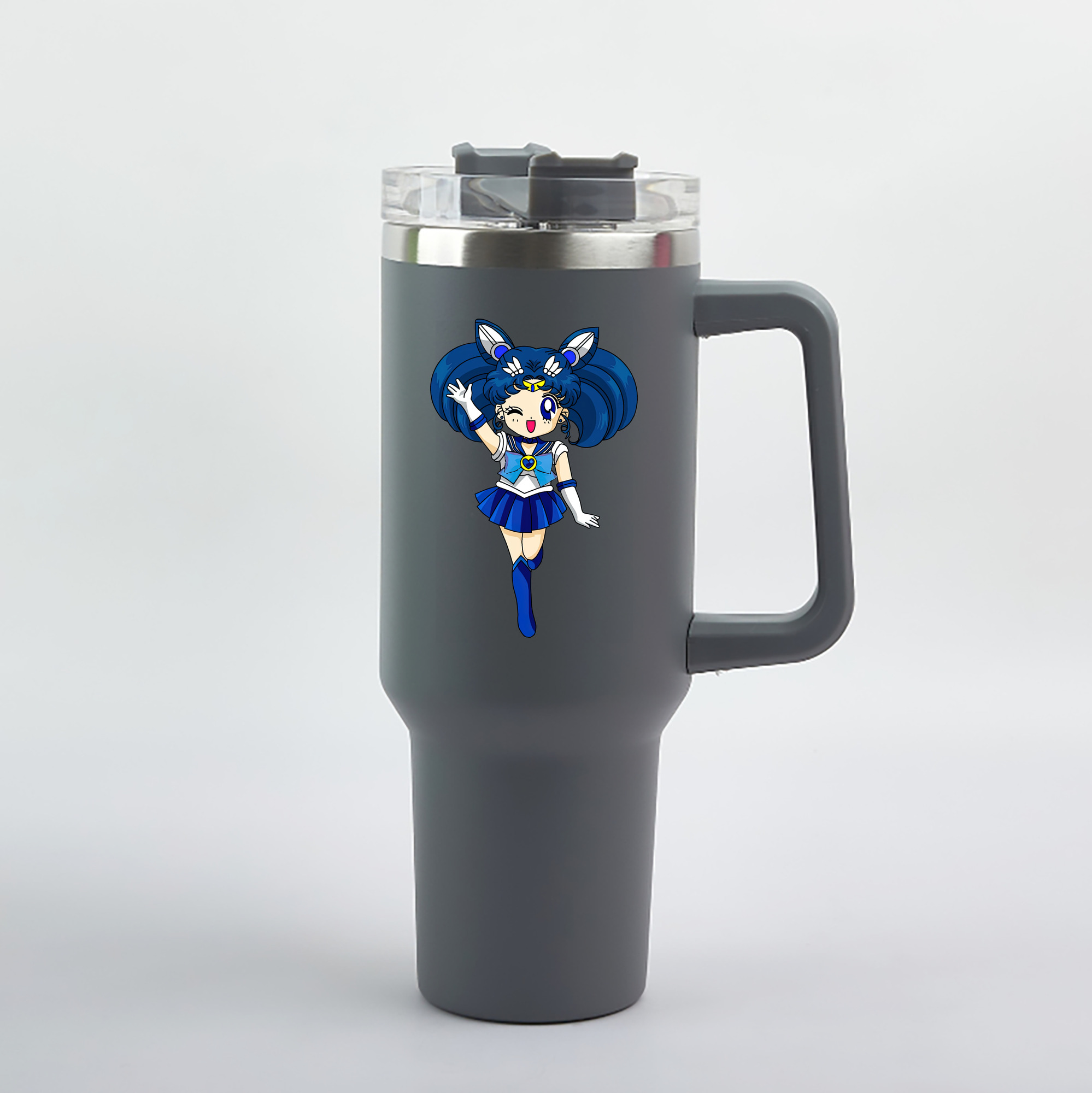 （画像用） 美少女戦士セーラームーン 水野 亜美 みずの あみ Sailor Moon Mizuno Ami 1200mL車用タンブラー（カラープリント）