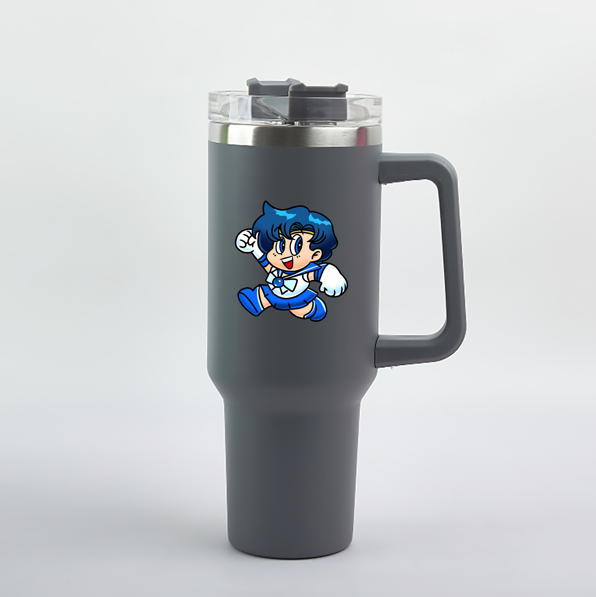 （画像用） 美少女戦士セーラームーン 水野 亜美 みずの あみ Sailor Moon Mizuno Ami 1200mL車用タンブラー（カラープリント）