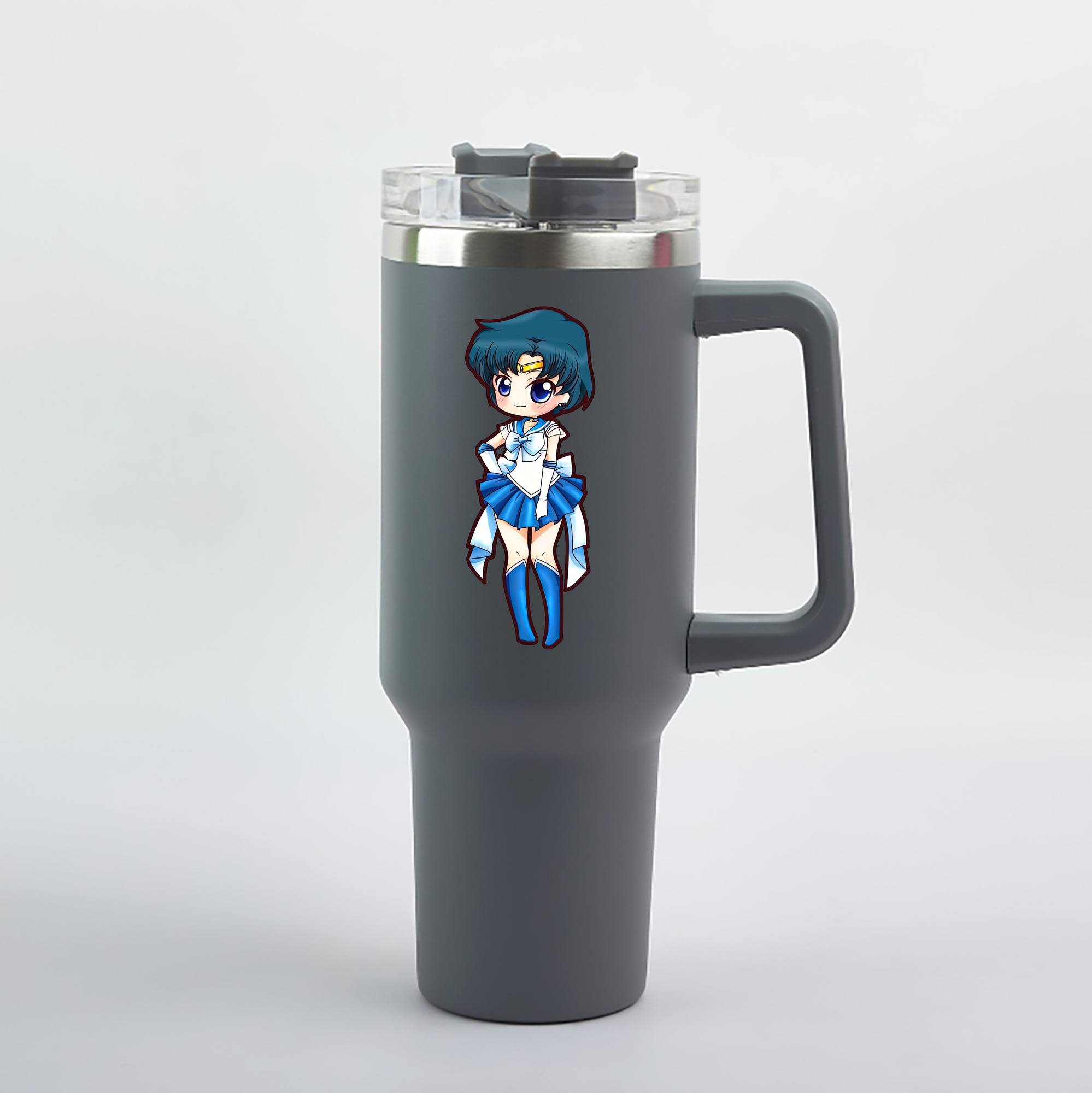 （画像用） 美少女戦士セーラームーン 水野 亜美 みずの あみ Sailor Moon Mizuno Ami 1200mL車用タンブラー（カラープリント）