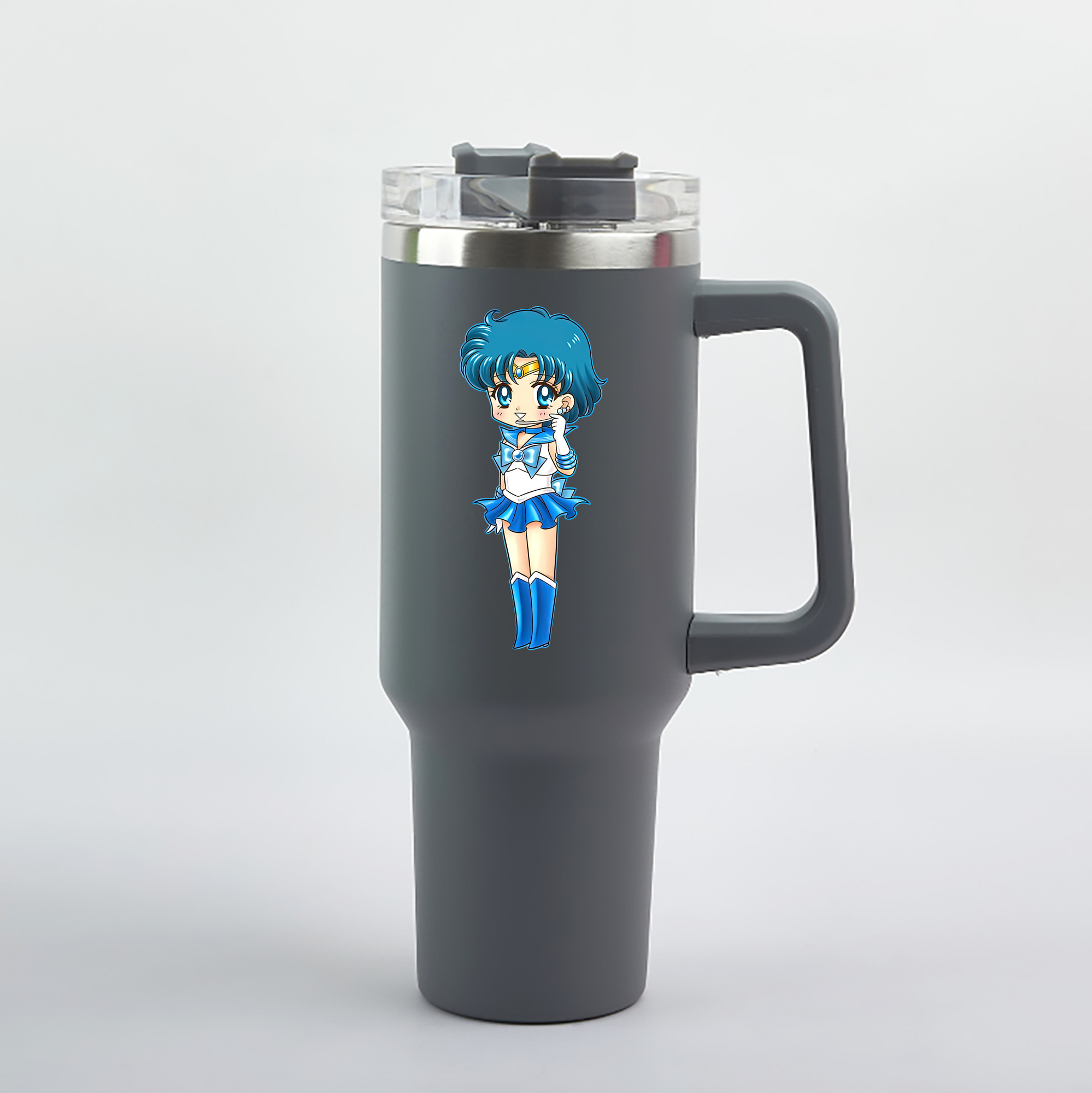 （画像用） 美少女戦士セーラームーン 水野 亜美 みずの あみ Sailor Moon Mizuno Ami 1200mL車用タンブラー（カラープリント）